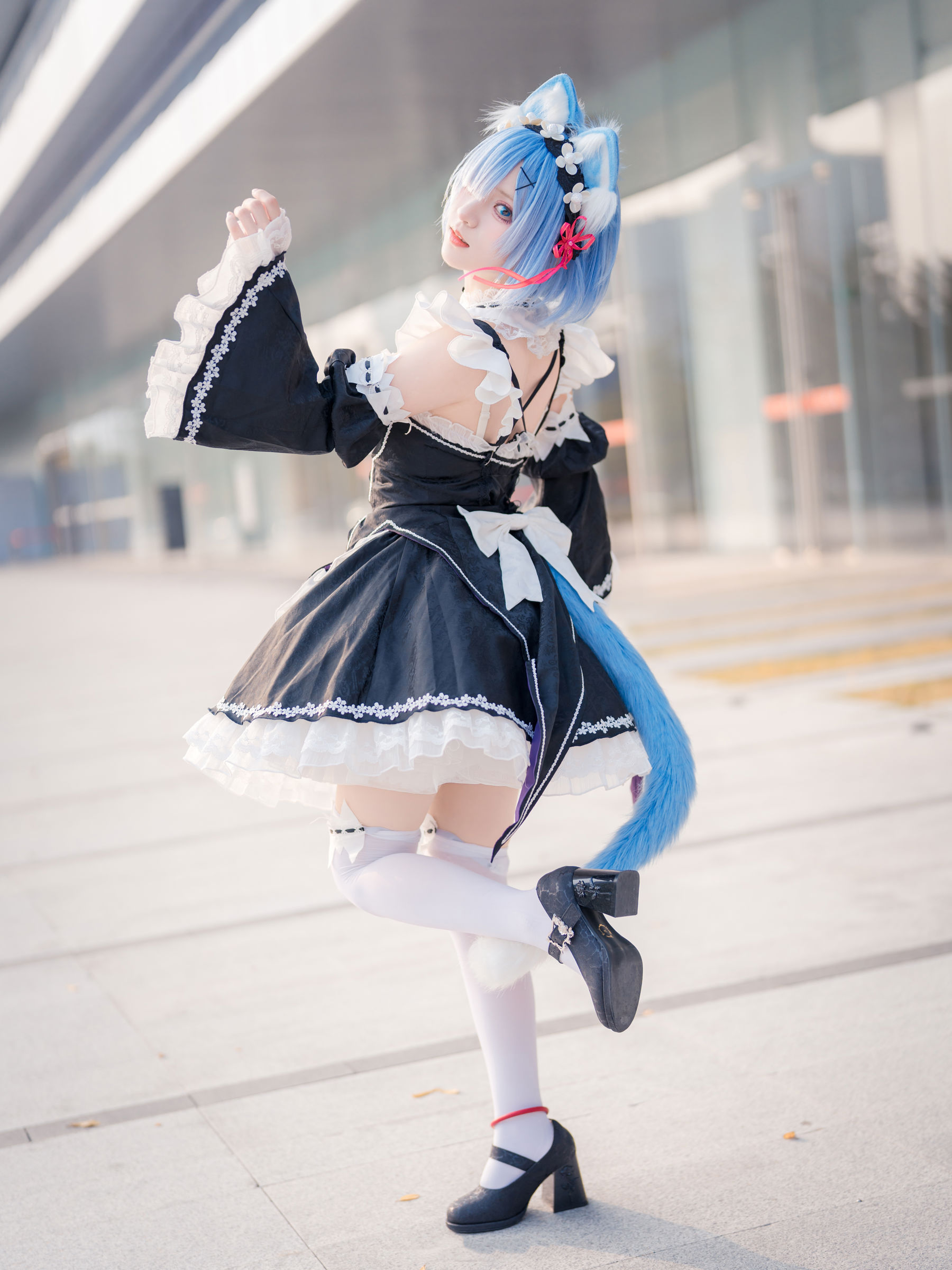 花柒Hana - 萤火虫动漫嘉年华 猫猫蕾姆/(107P)