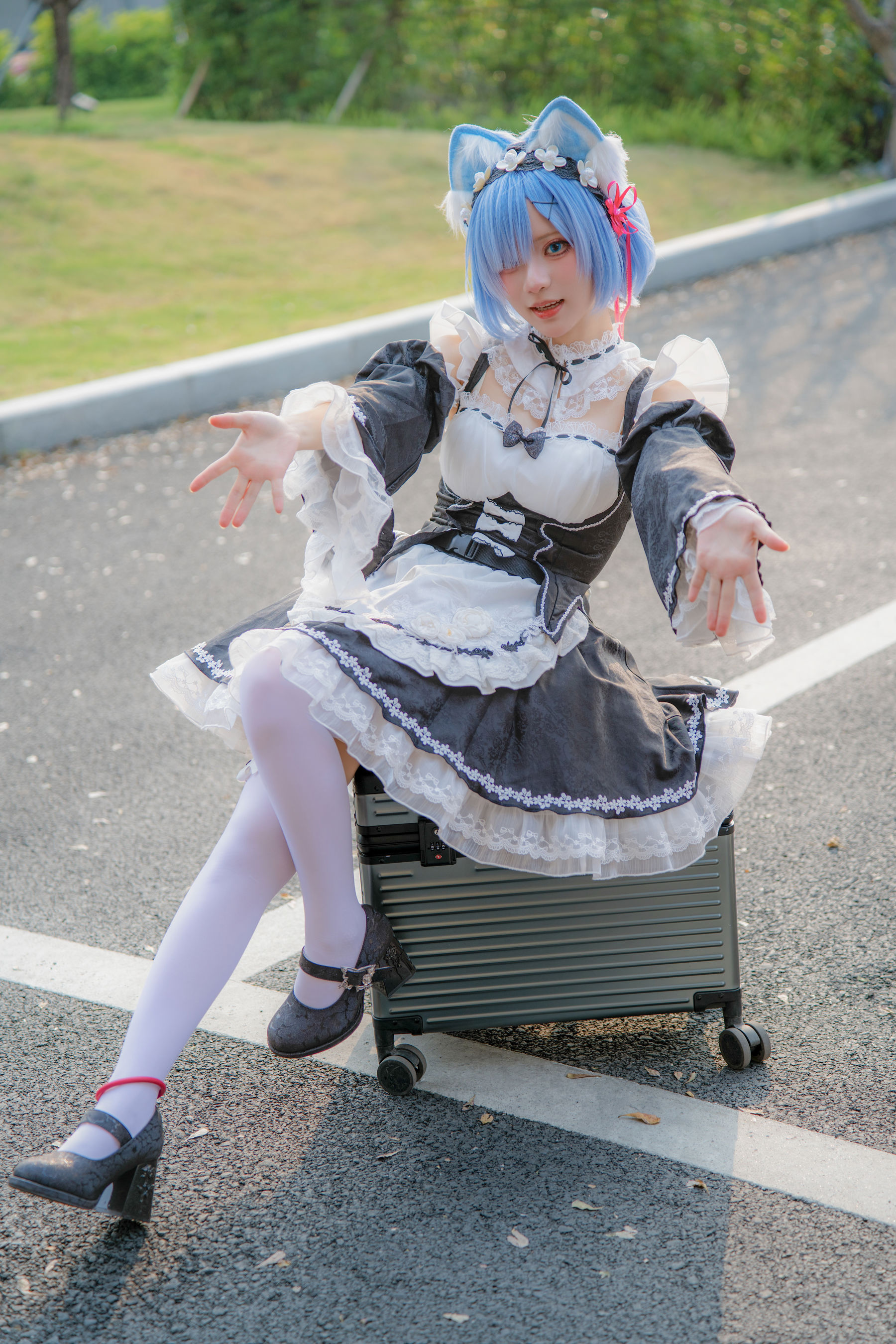 花柒Hana - 萤火虫动漫嘉年华 猫猫蕾姆/(107P)