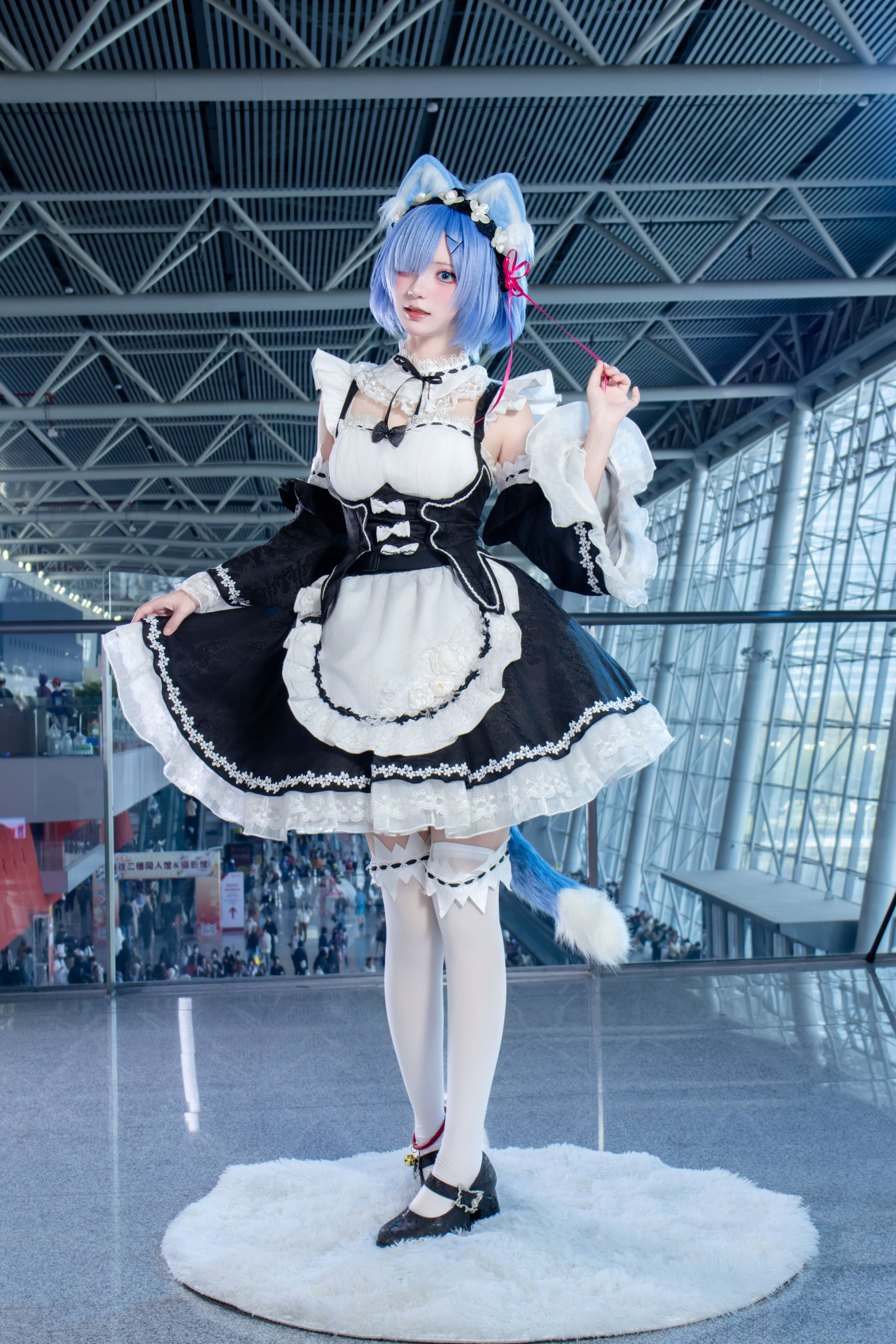 花柒Hana - 萤火虫动漫嘉年华 猫猫蕾姆/(107P)