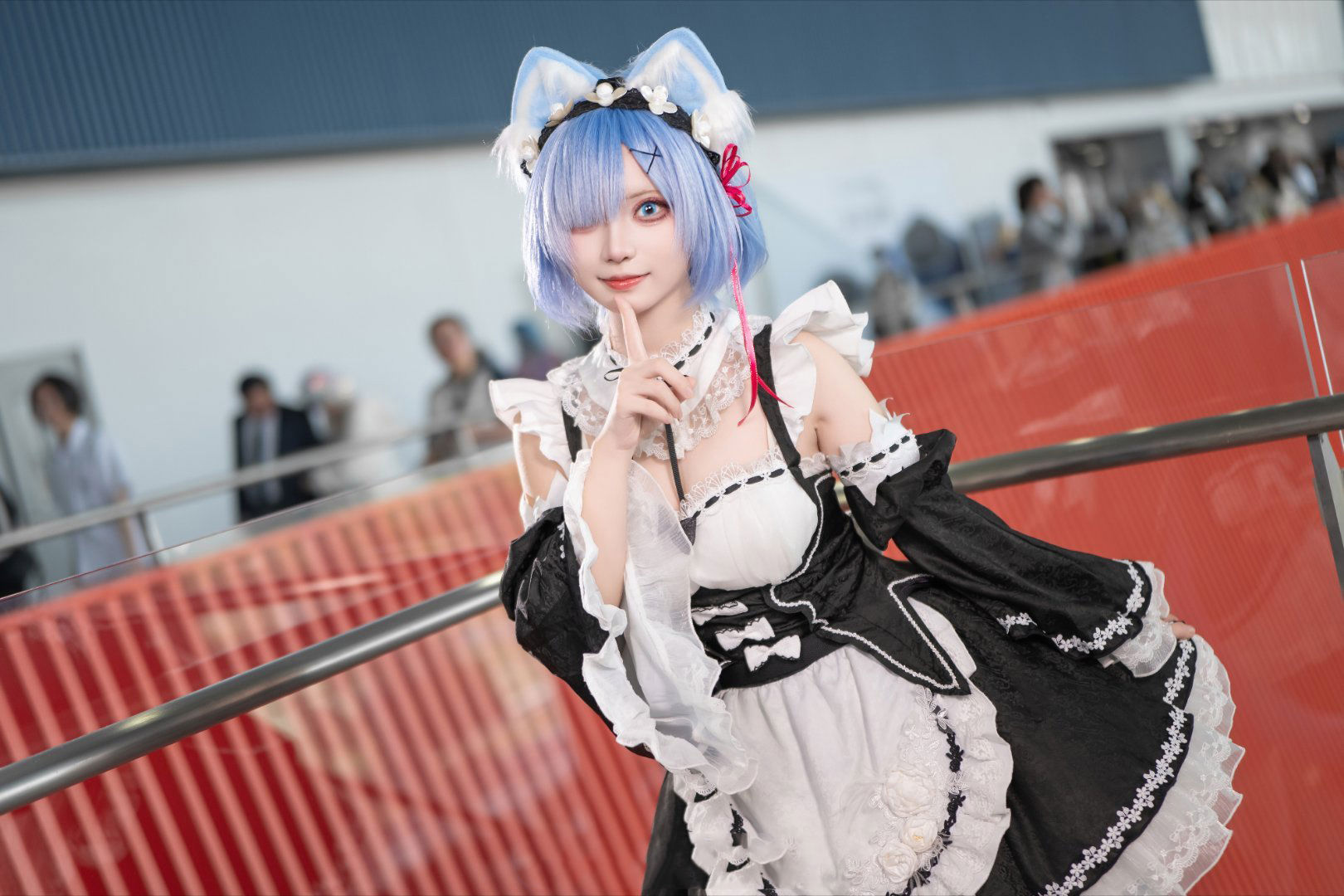 花柒Hana - 萤火虫动漫嘉年华 猫猫蕾姆/(107P)