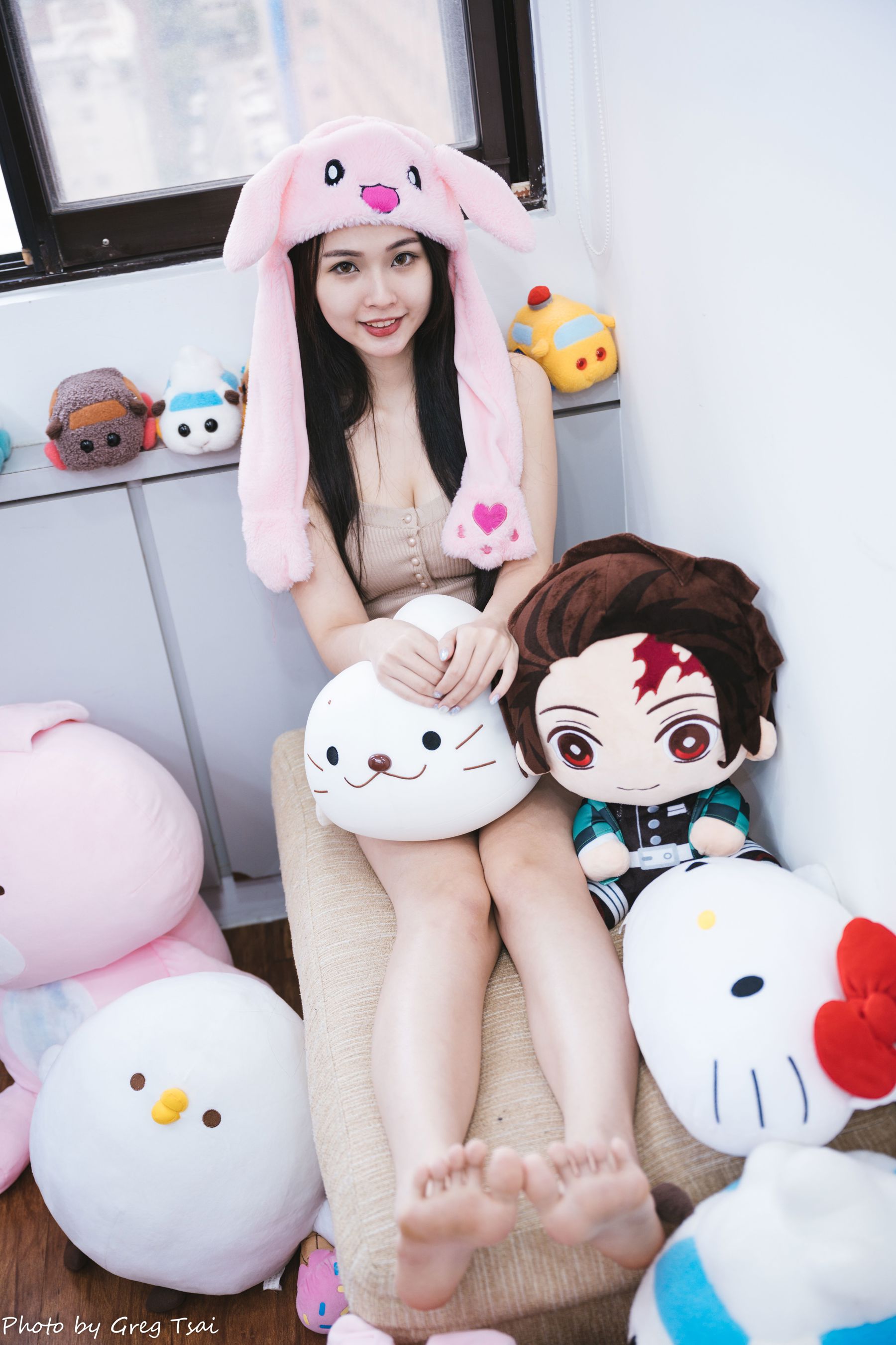 米浆 - 天台棚拍/(93P)