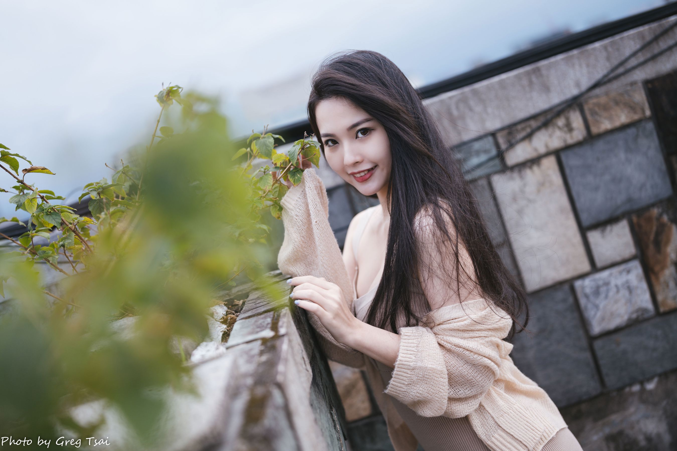 米浆 - 天台棚拍/(93P)