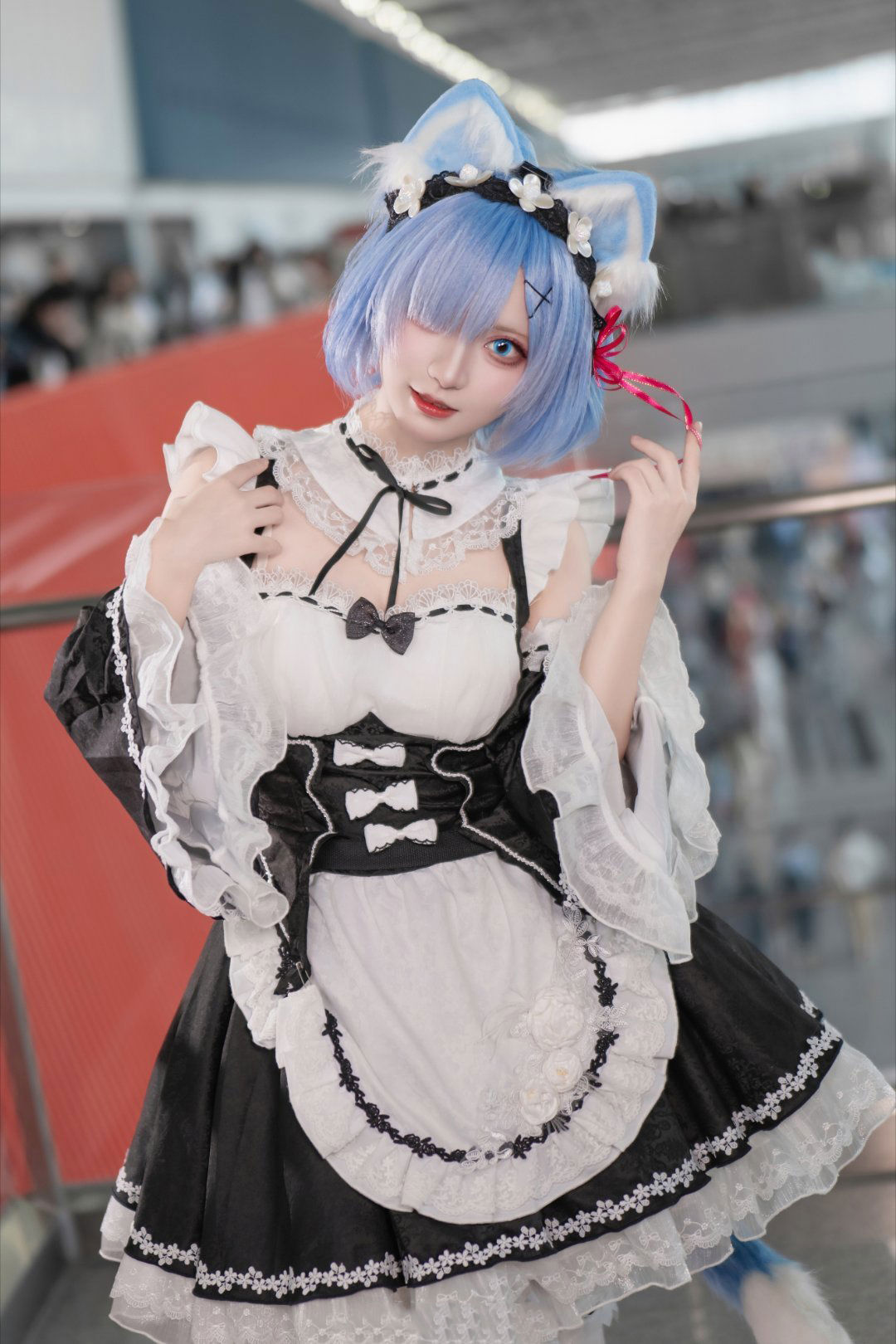 花柒Hana - 萤火虫动漫嘉年华 猫猫蕾姆/(107P)