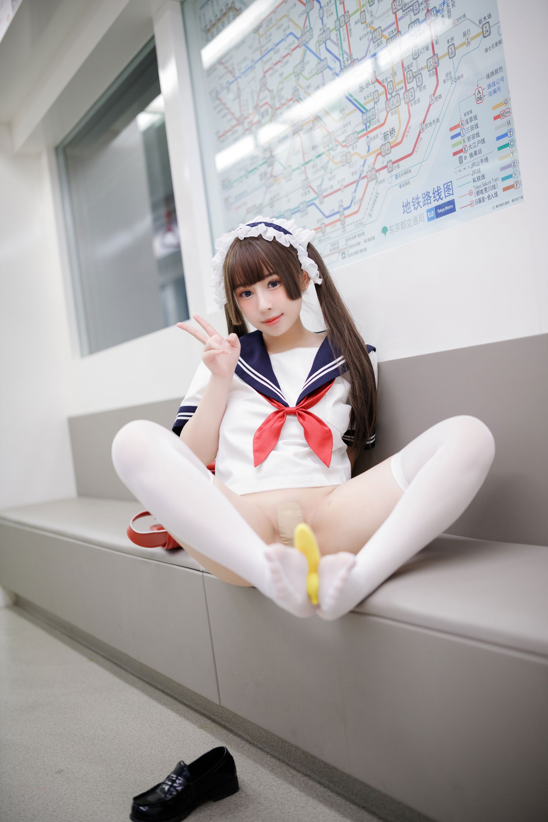 胡桃猫Kurumineko - 电车痴女/(151P)