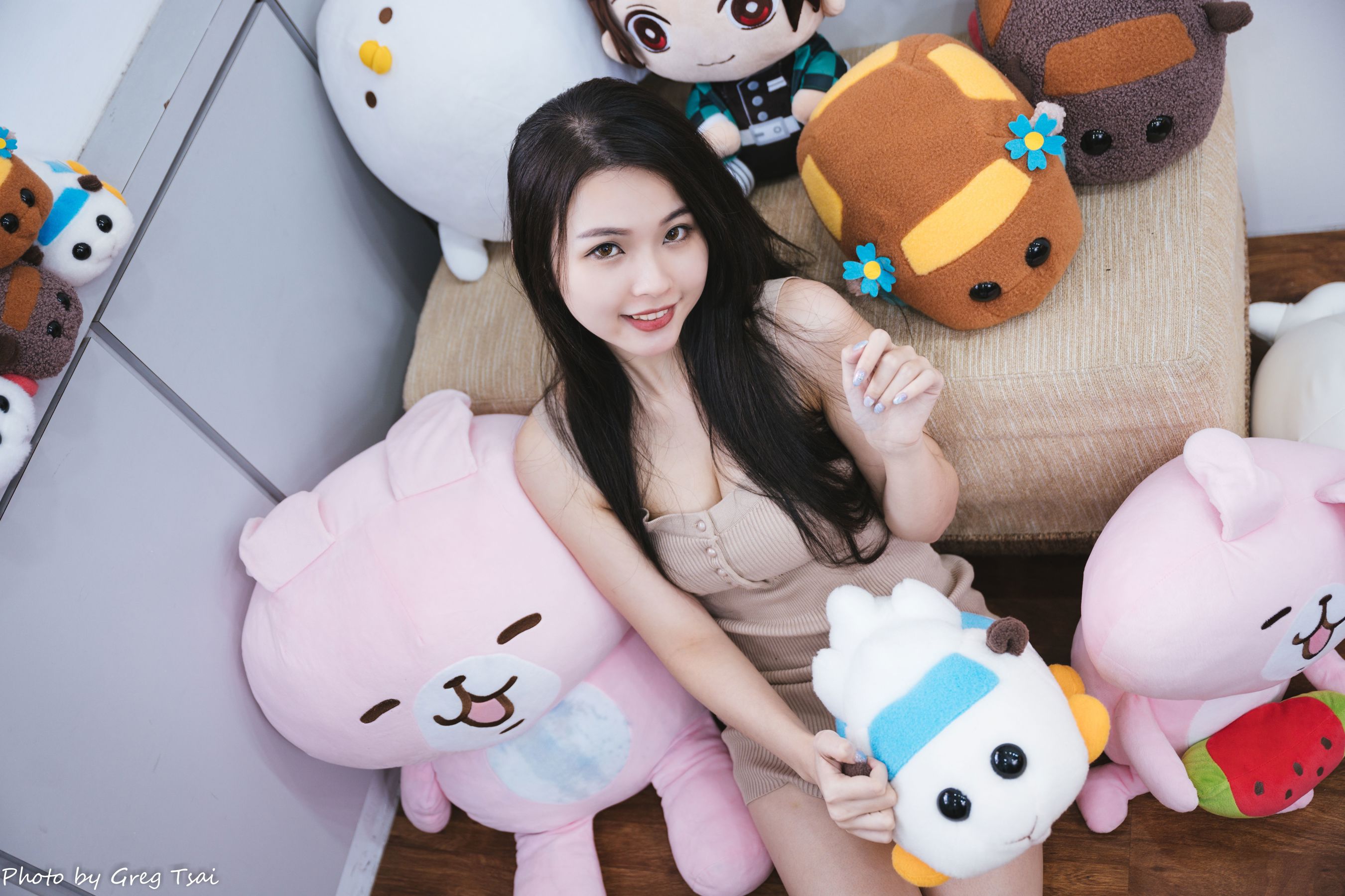 米浆 - 天台棚拍/(93P)