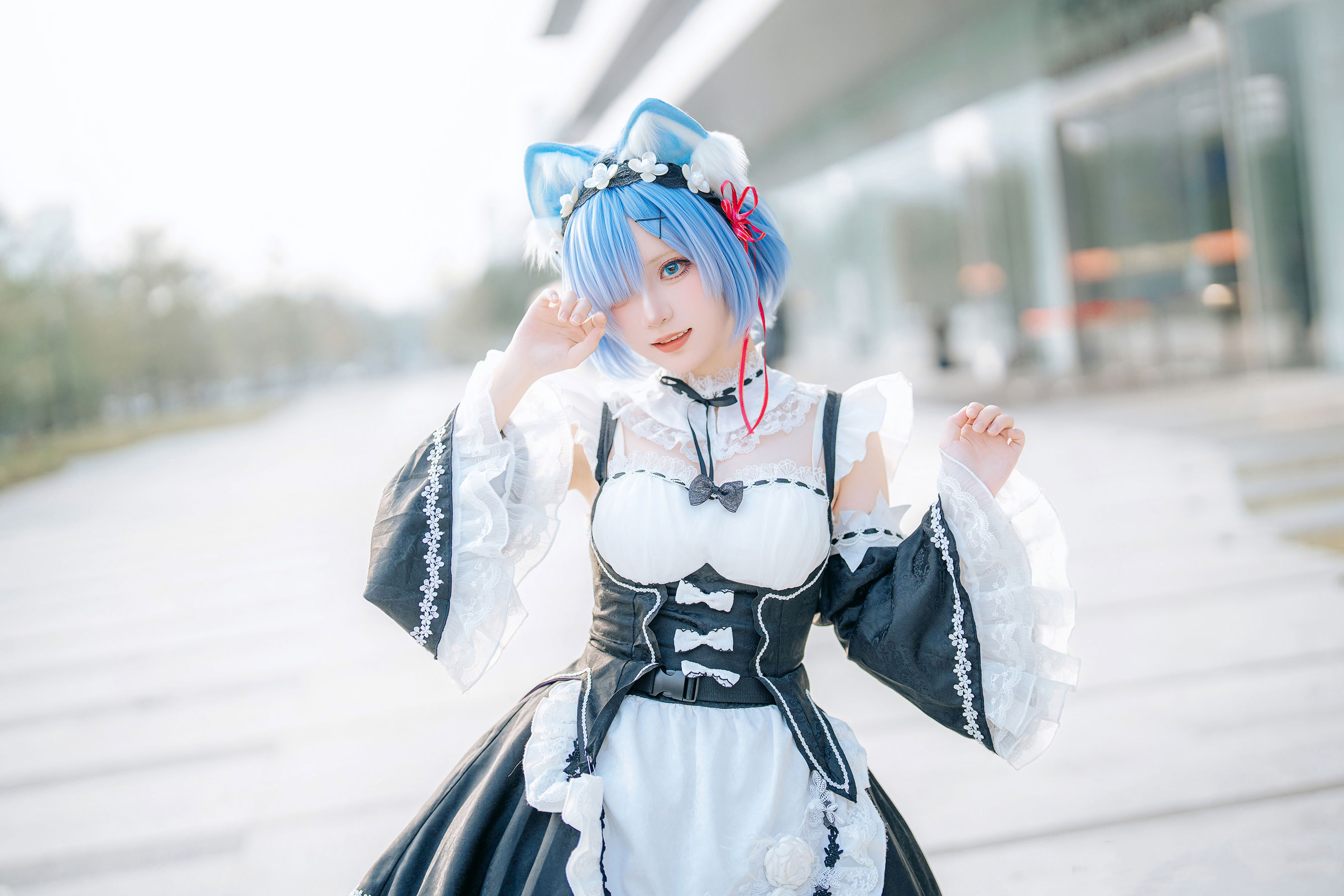 花柒Hana - 萤火虫动漫嘉年华 猫猫蕾姆/(107P)