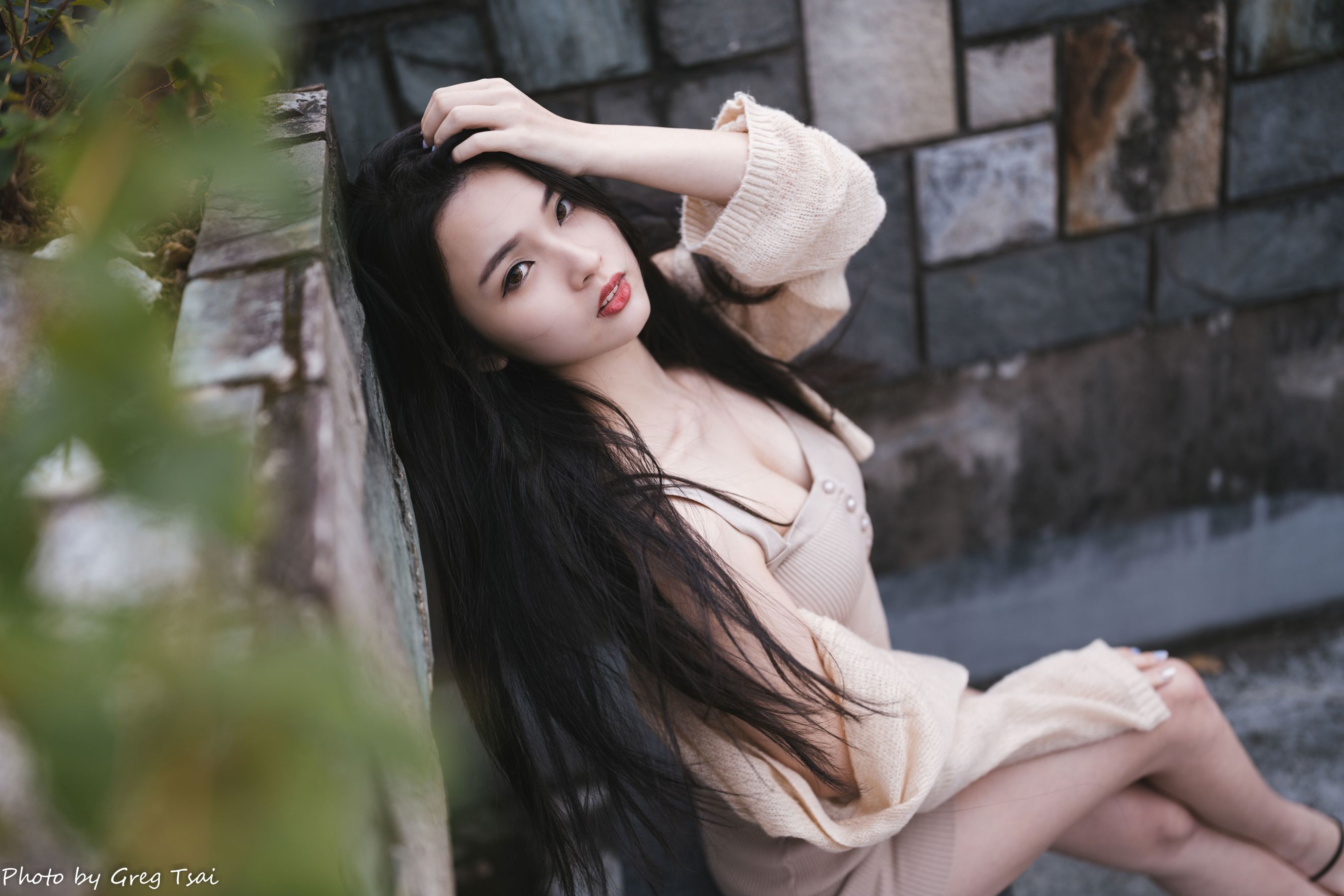 米浆 - 天台棚拍/(93P)