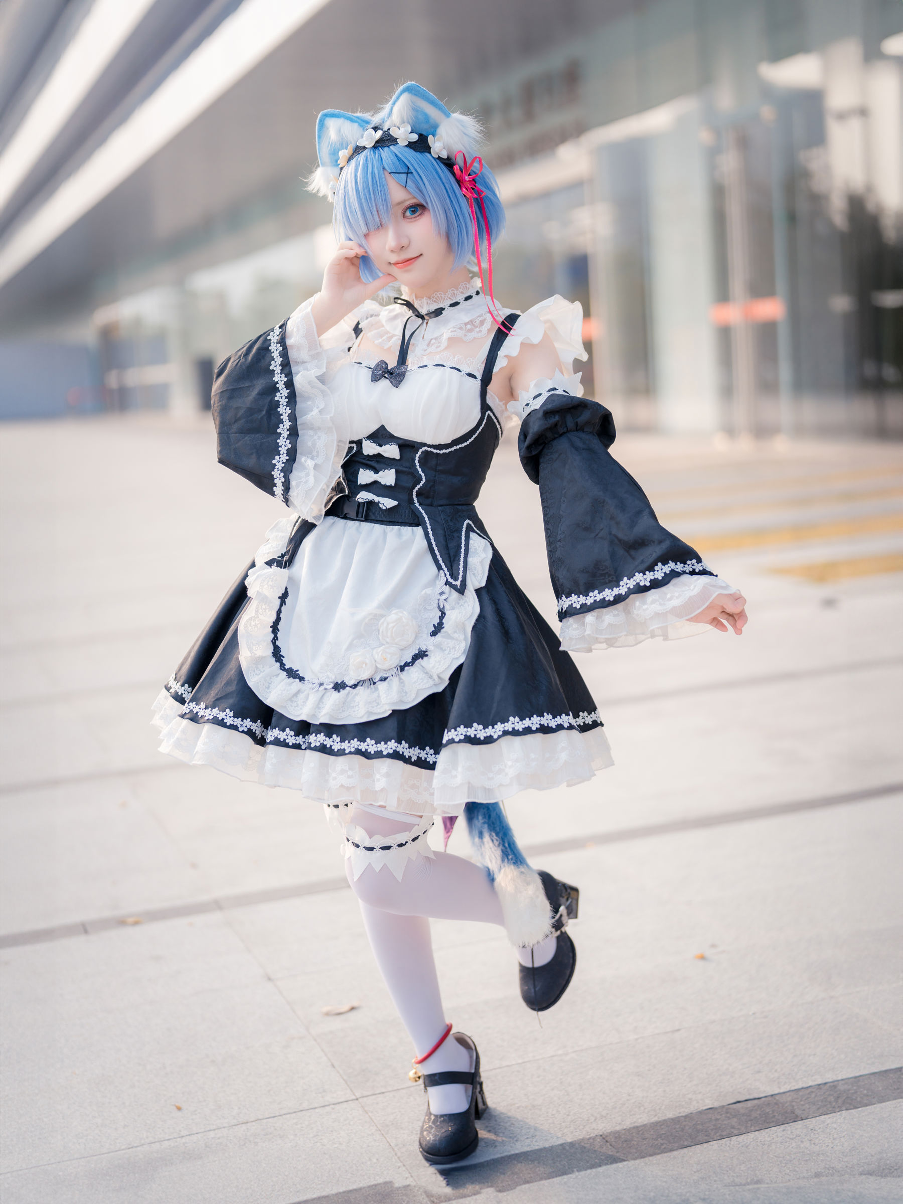 花柒Hana - 萤火虫动漫嘉年华 猫猫蕾姆/(107P)