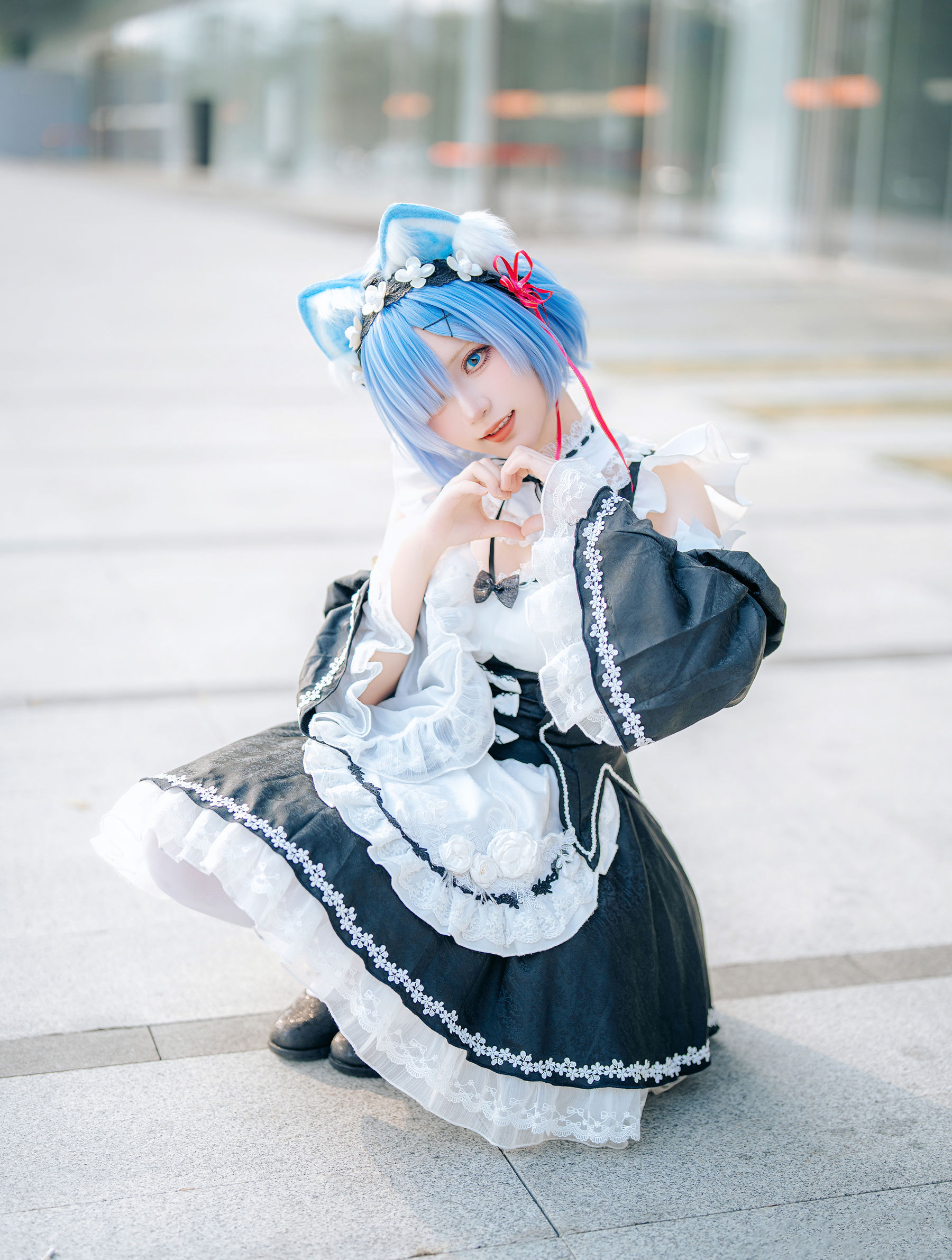 花柒Hana - 萤火虫动漫嘉年华 猫猫蕾姆/(107P)