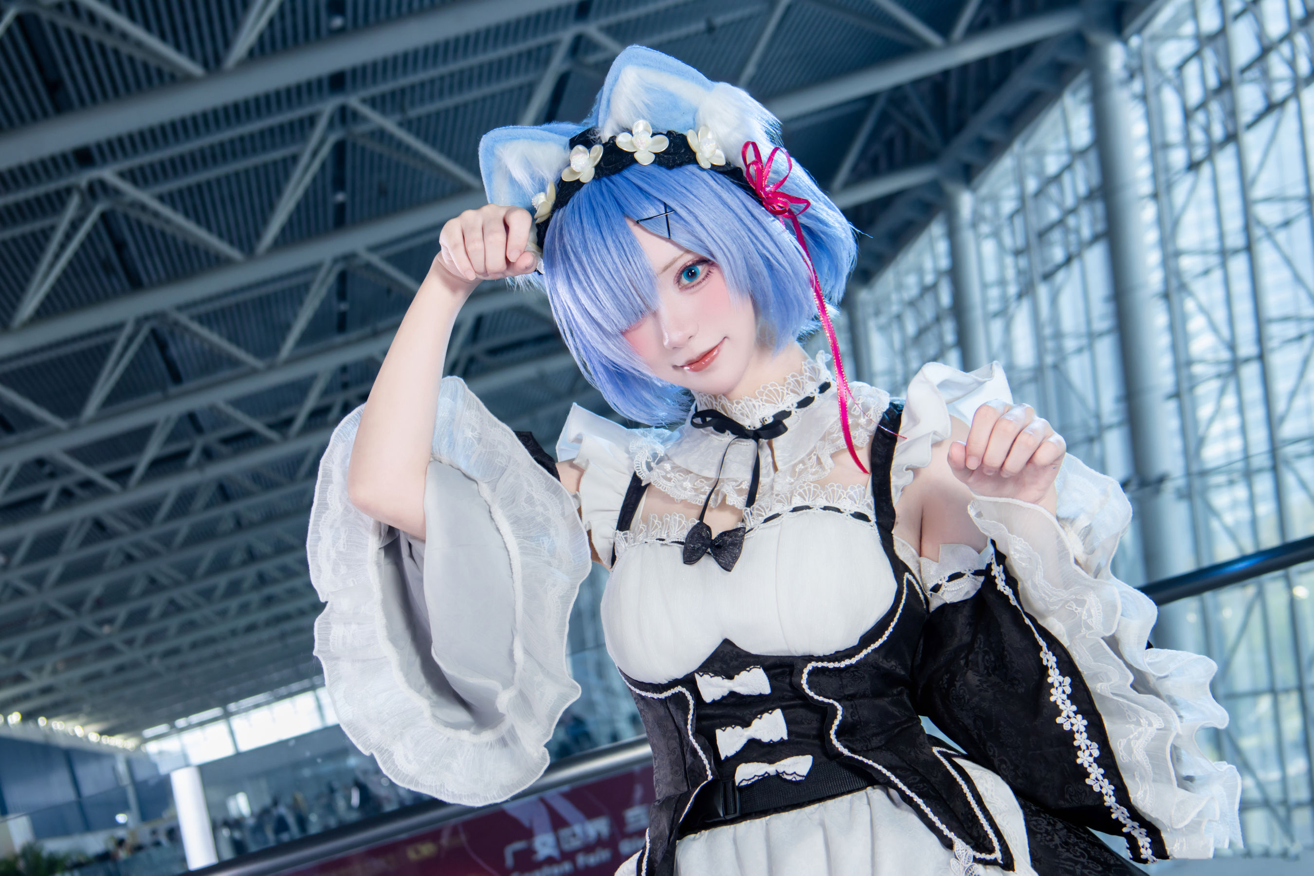 花柒Hana - 萤火虫动漫嘉年华 猫猫蕾姆/(107P)