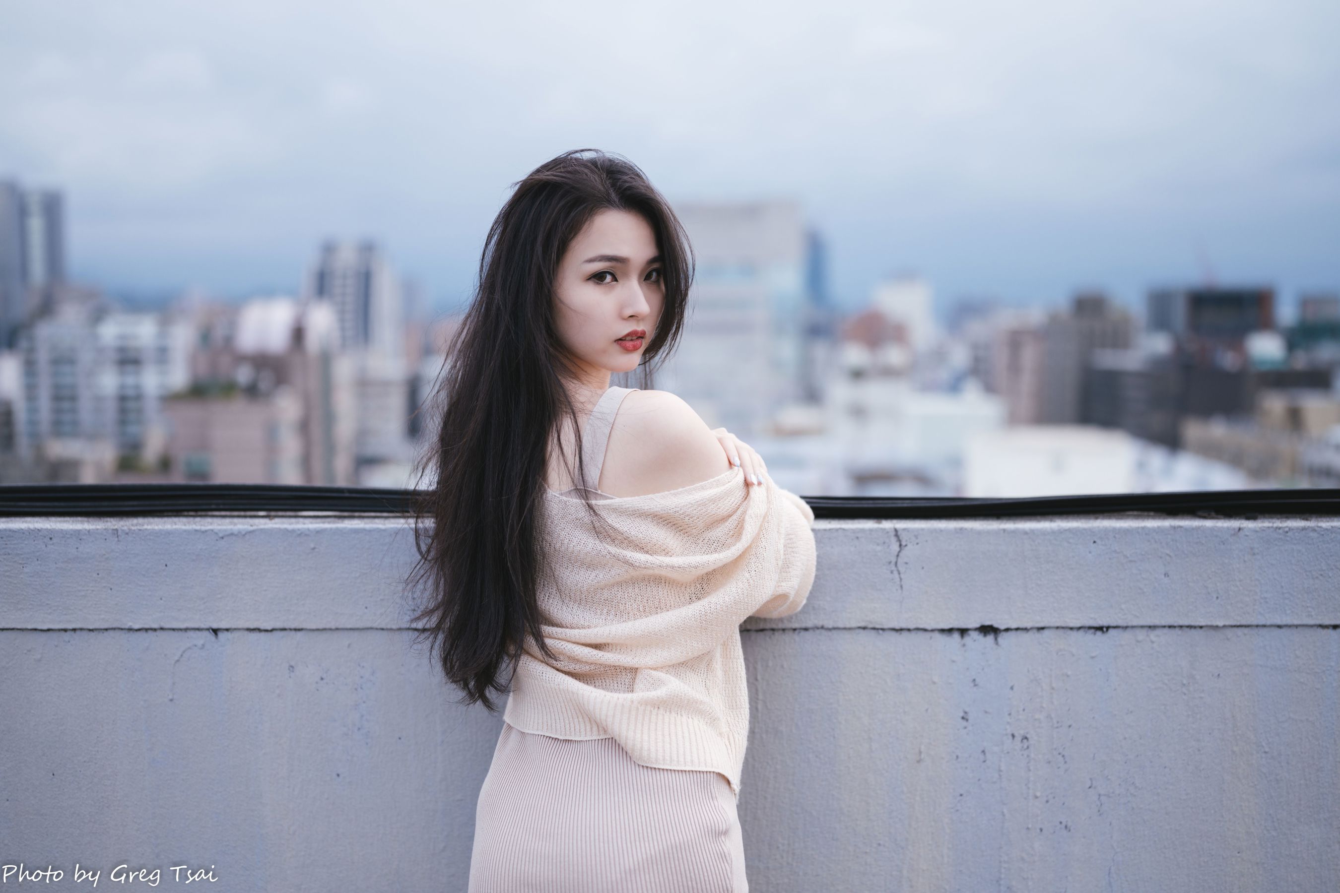 米浆 - 天台棚拍/(93P)