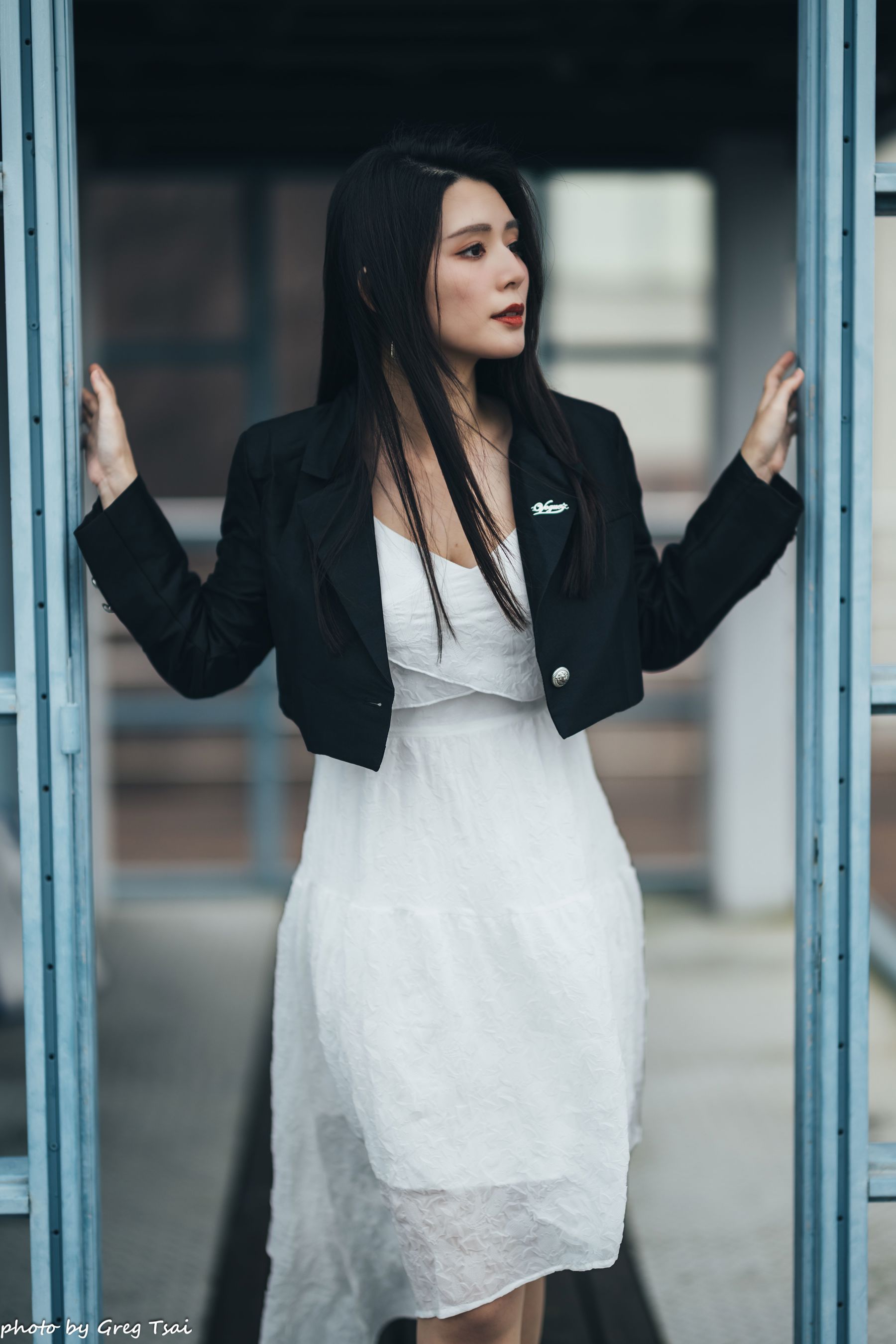 筱筱 - 天台连衣裙/(65P)