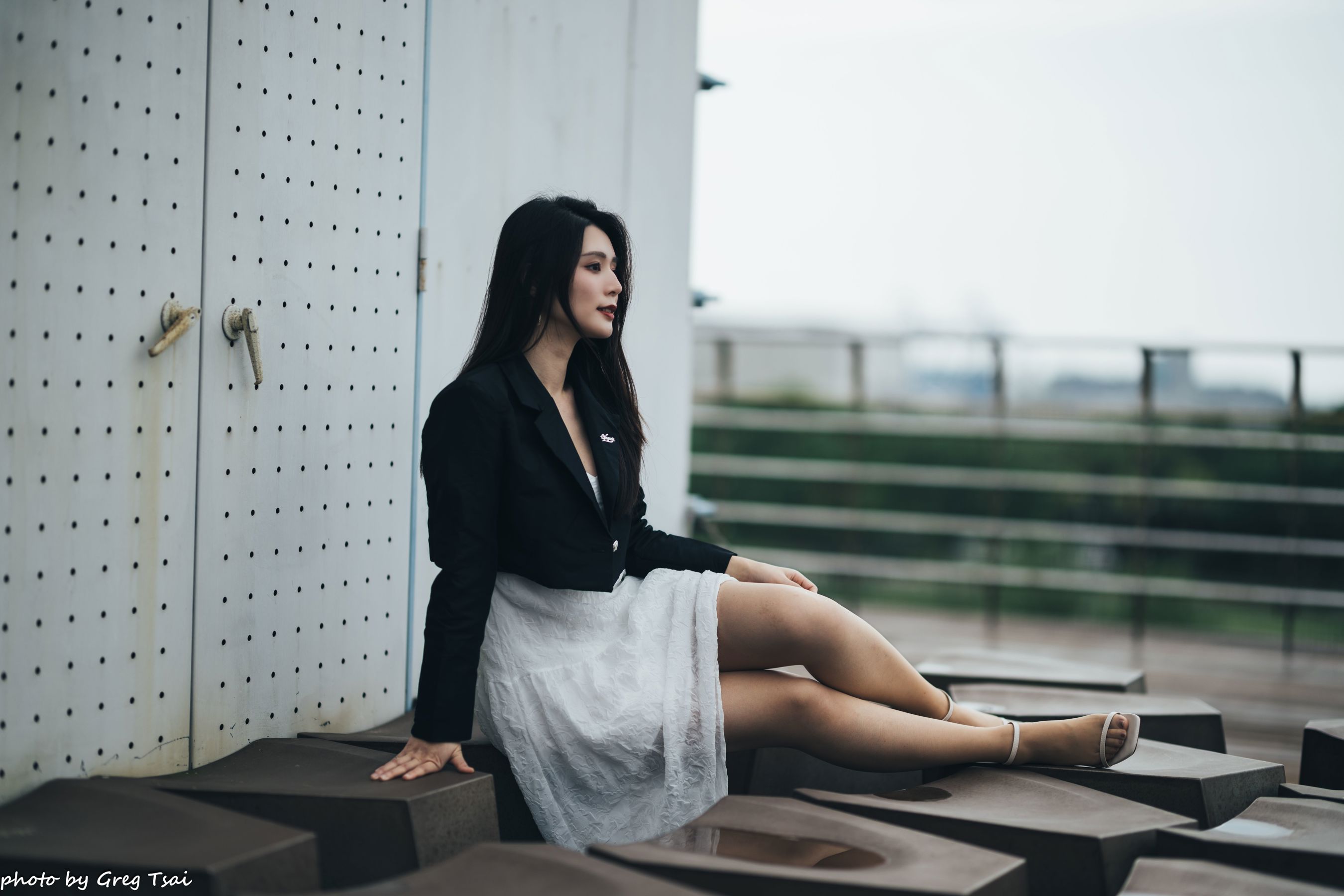 筱筱 - 天台连衣裙/(65P)