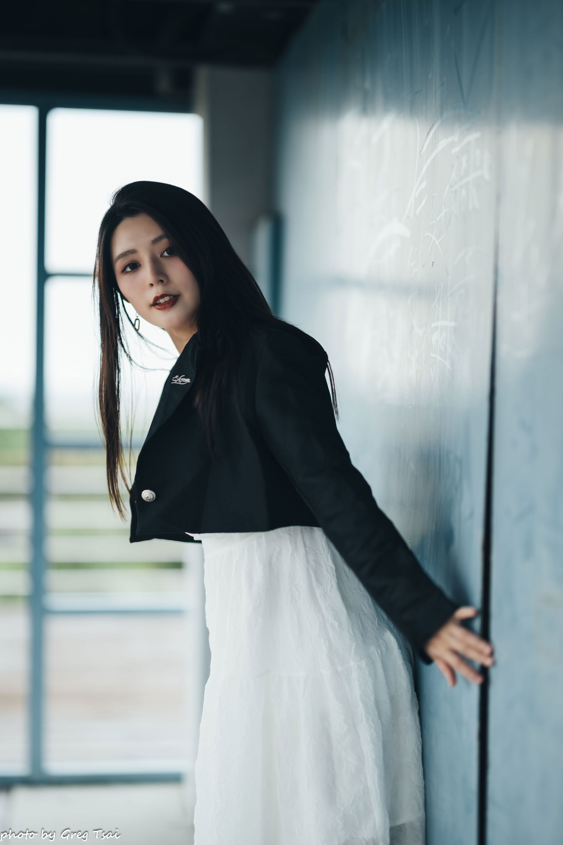 筱筱 - 天台连衣裙/(65P)