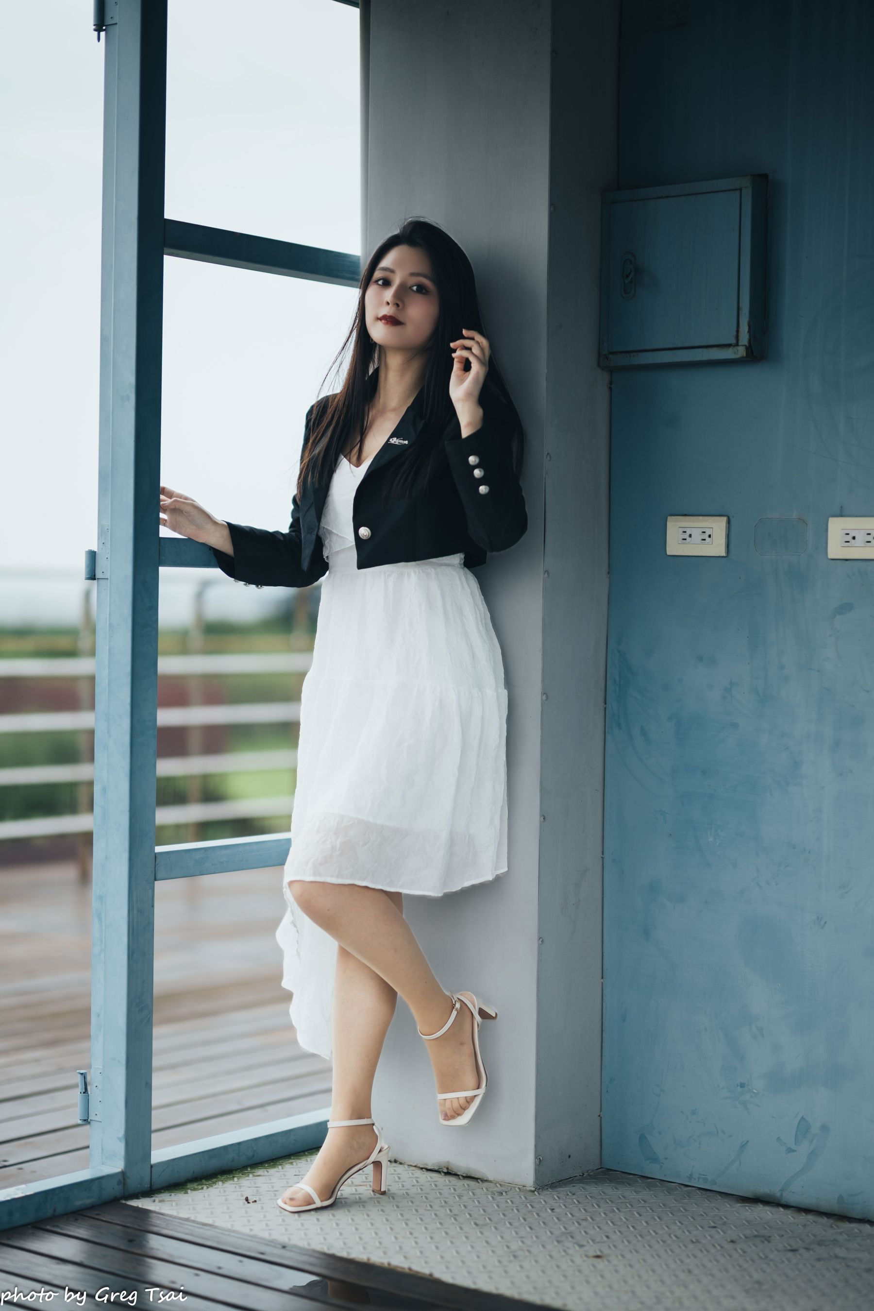 筱筱 - 天台连衣裙/(65P)