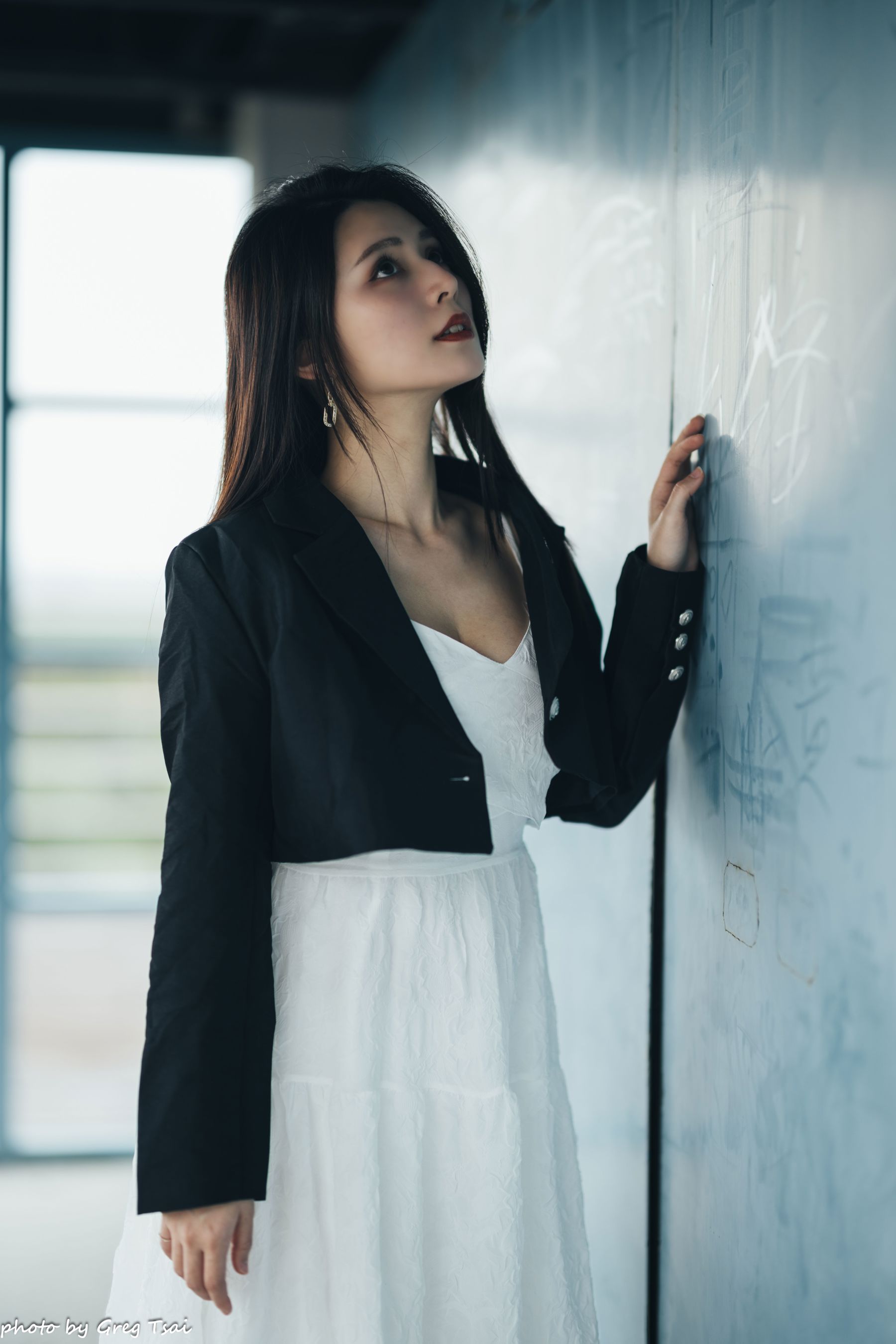 筱筱 - 天台连衣裙/(65P)