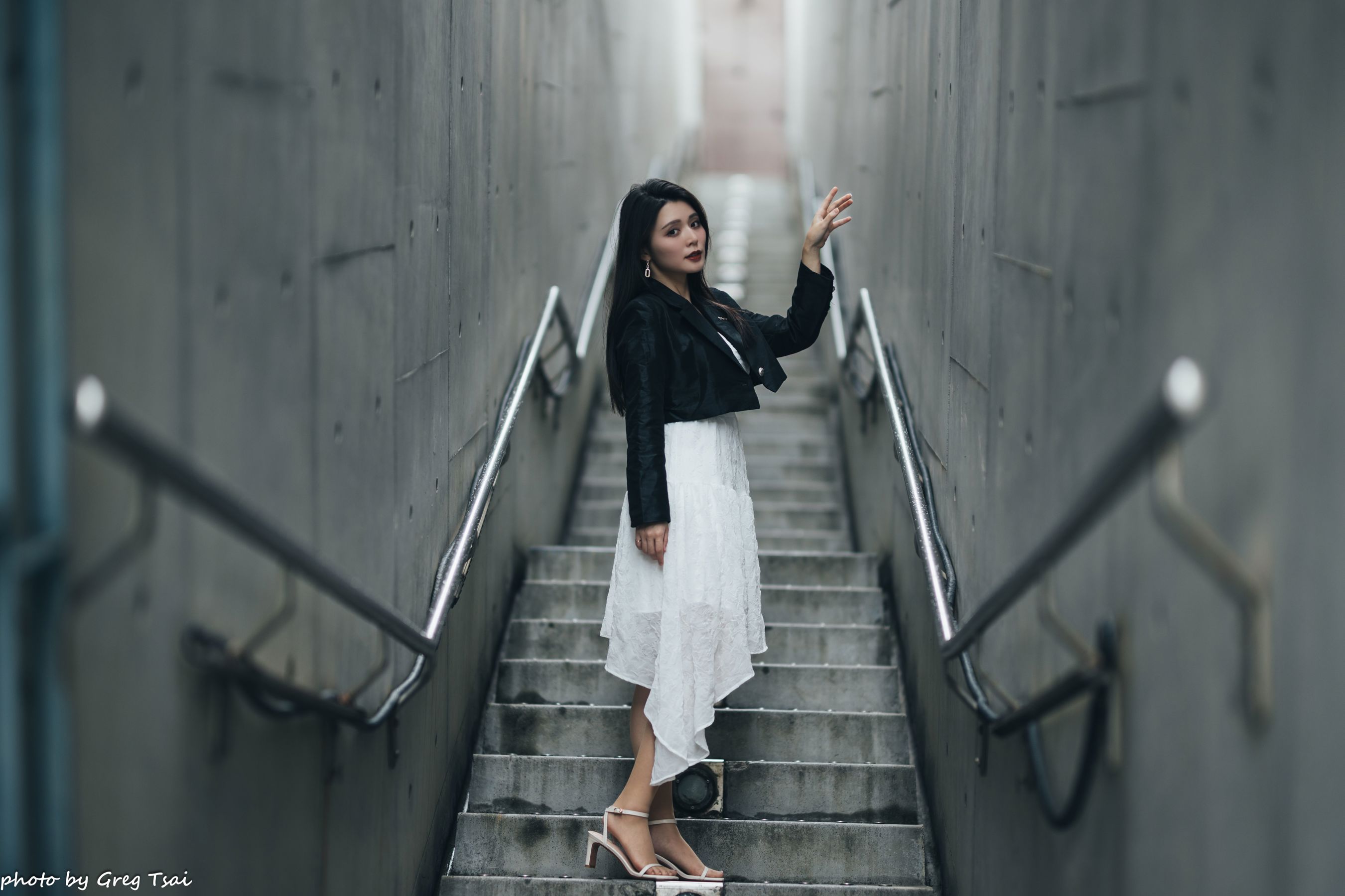 筱筱 - 天台连衣裙/(65P)