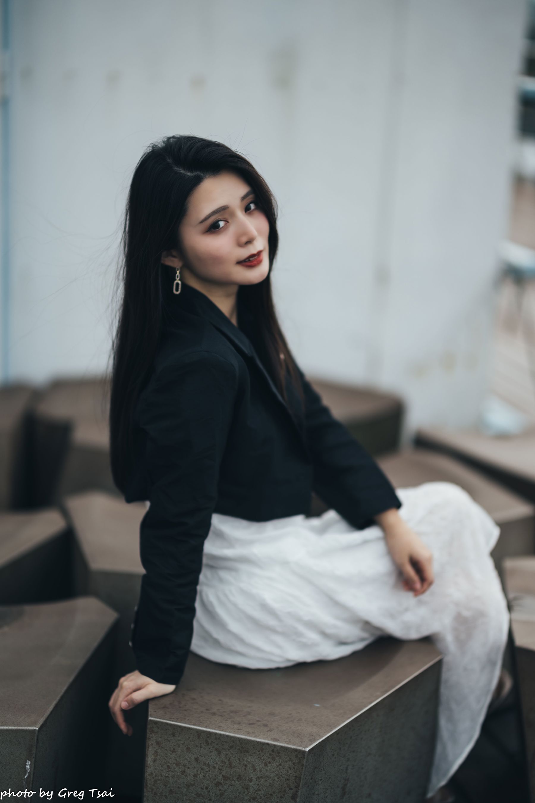 筱筱 - 天台连衣裙/(65P)