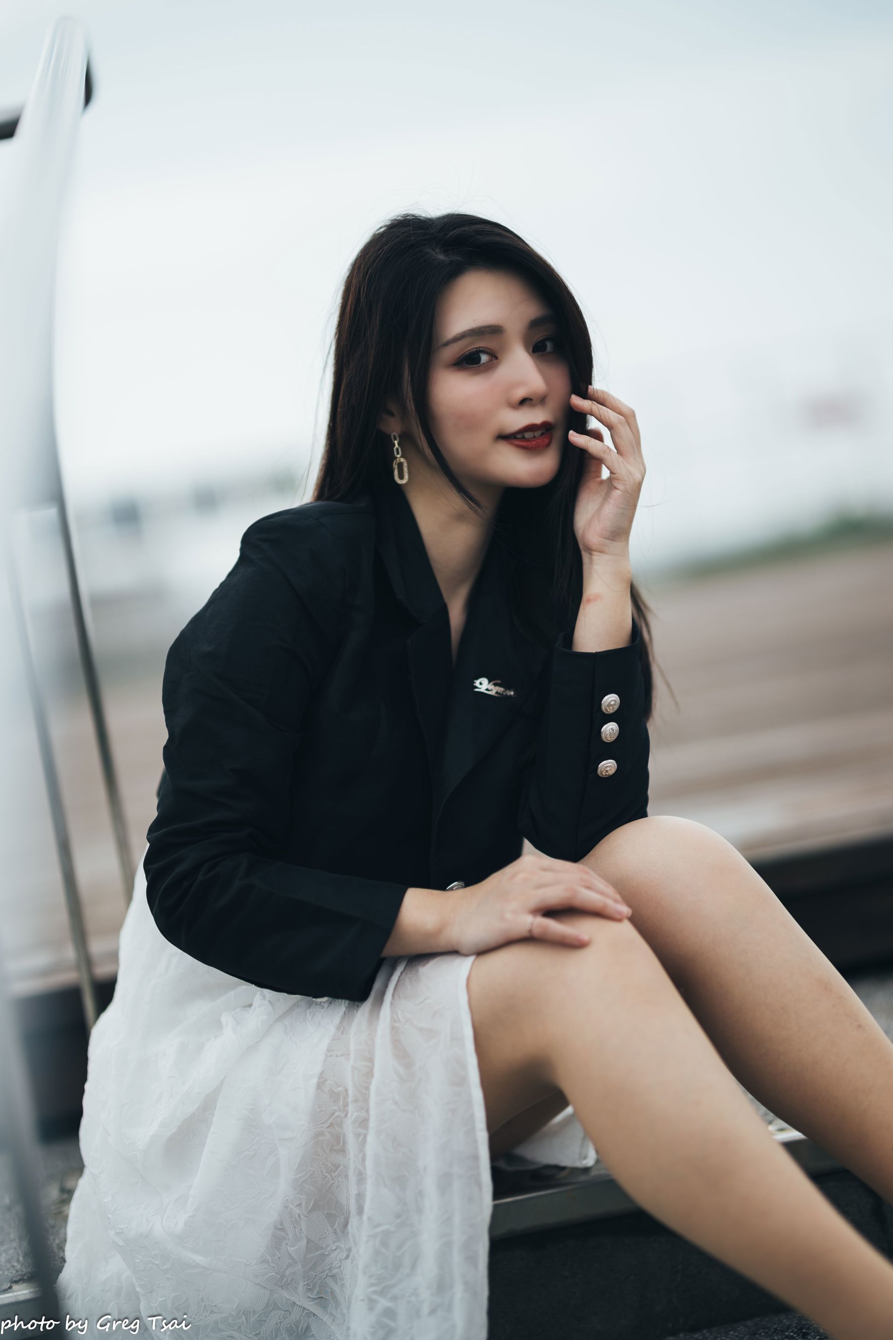 筱筱 - 天台连衣裙/(65P)