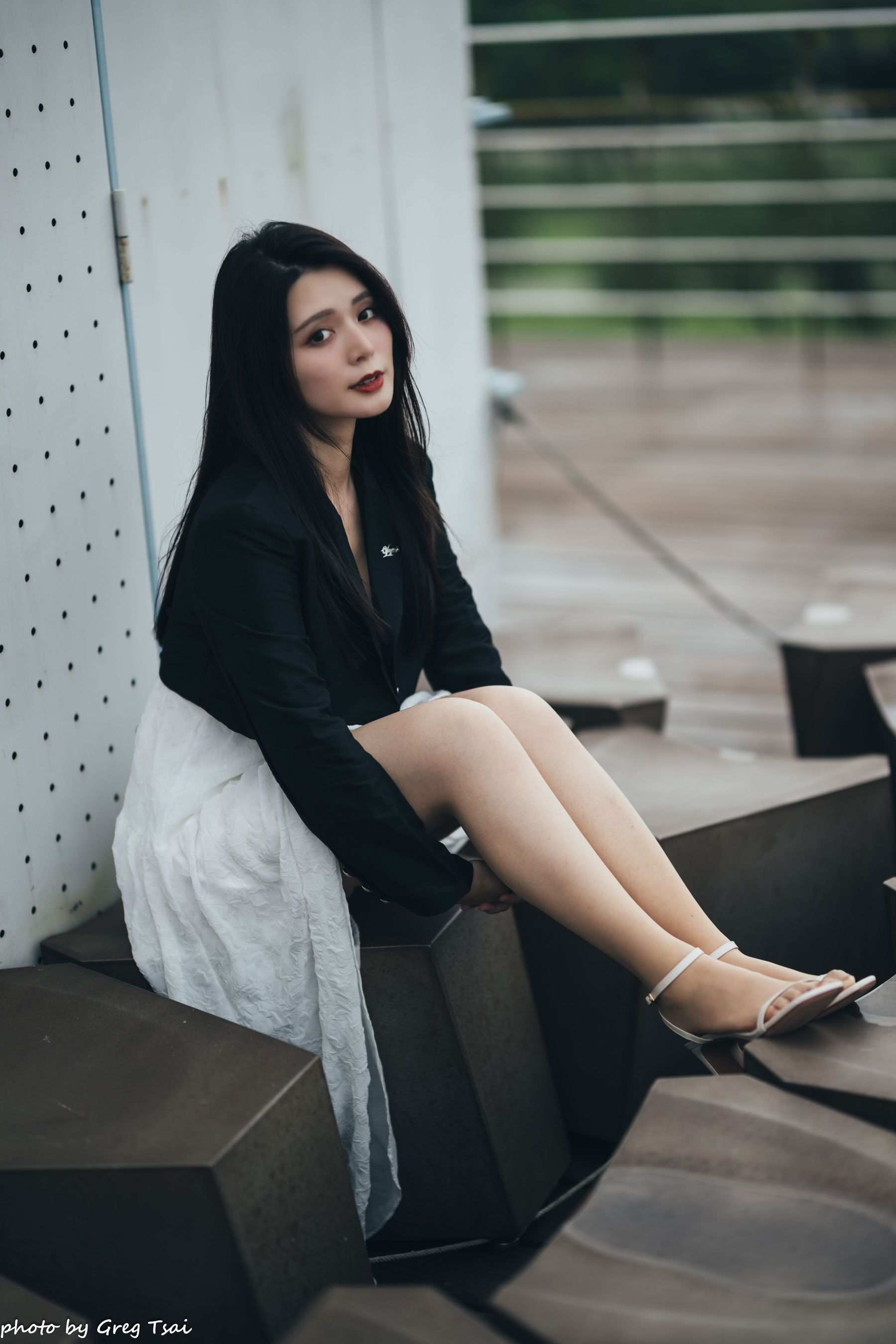 筱筱 - 天台连衣裙/(65P)