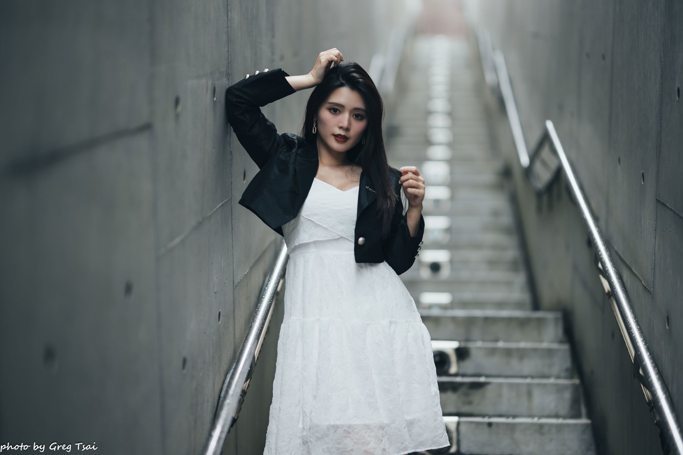 筱筱 - 天台连衣裙/(65P)