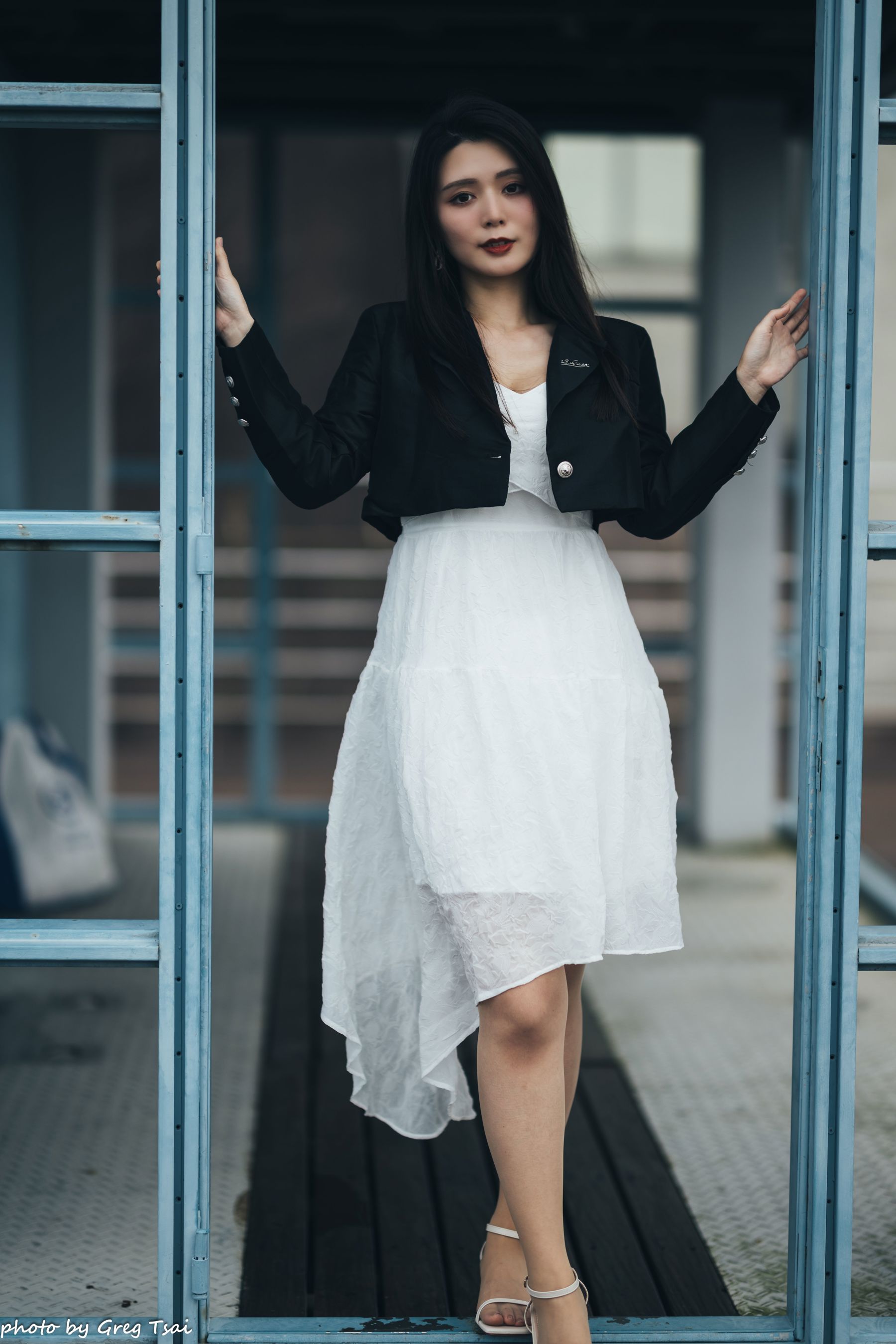 筱筱 - 天台连衣裙/(65P)