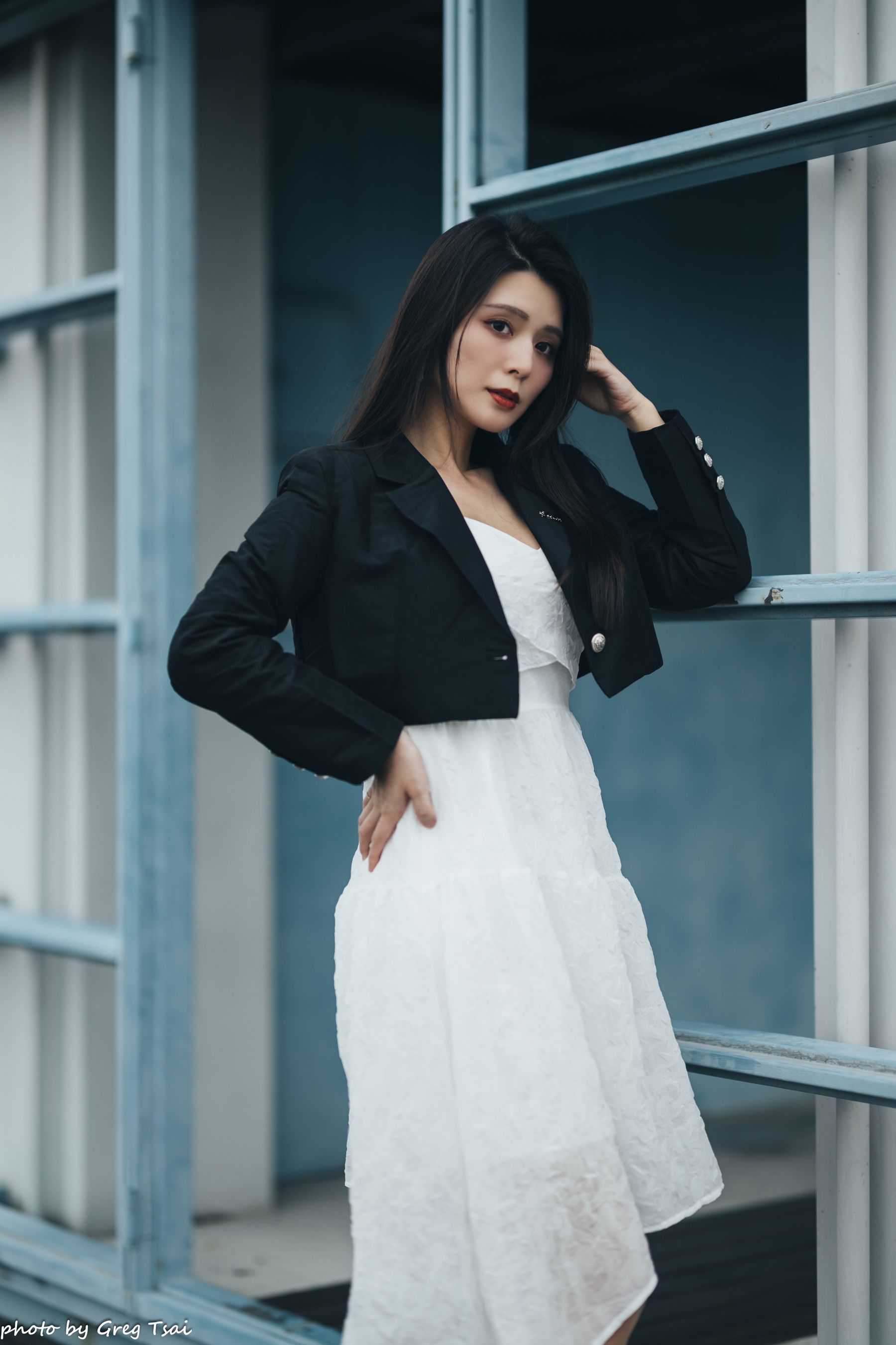 筱筱 - 天台连衣裙/(65P)