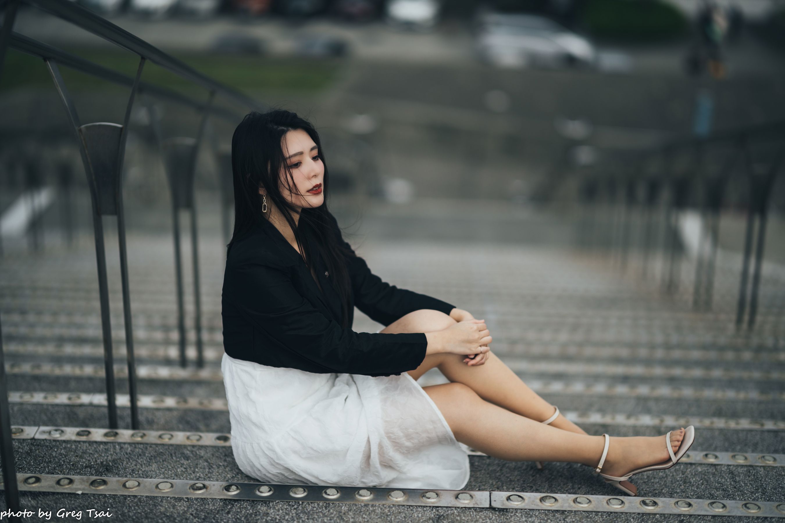 筱筱 - 天台连衣裙/(65P)