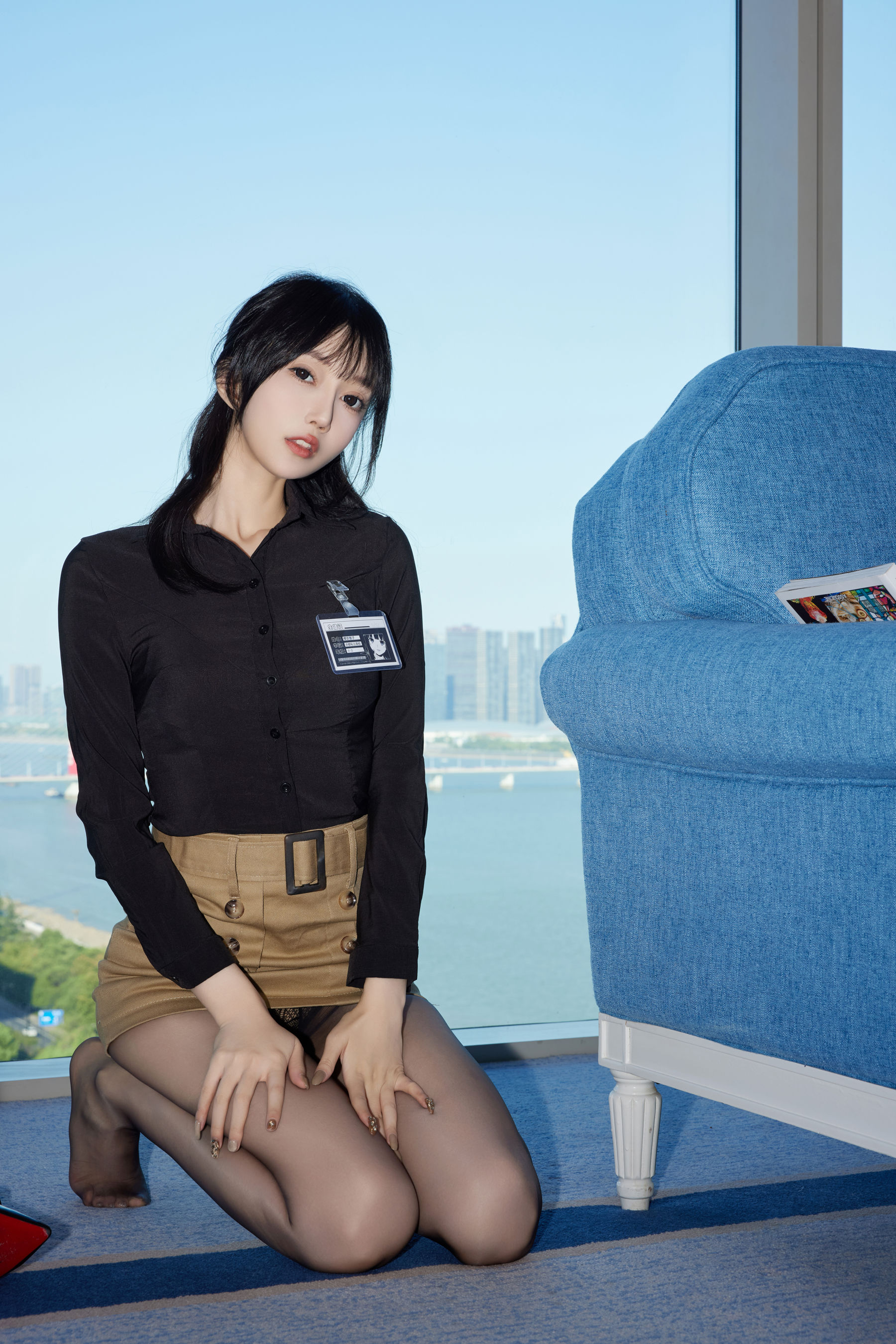 玥儿玥 - 蒙面黑丝/(82P)