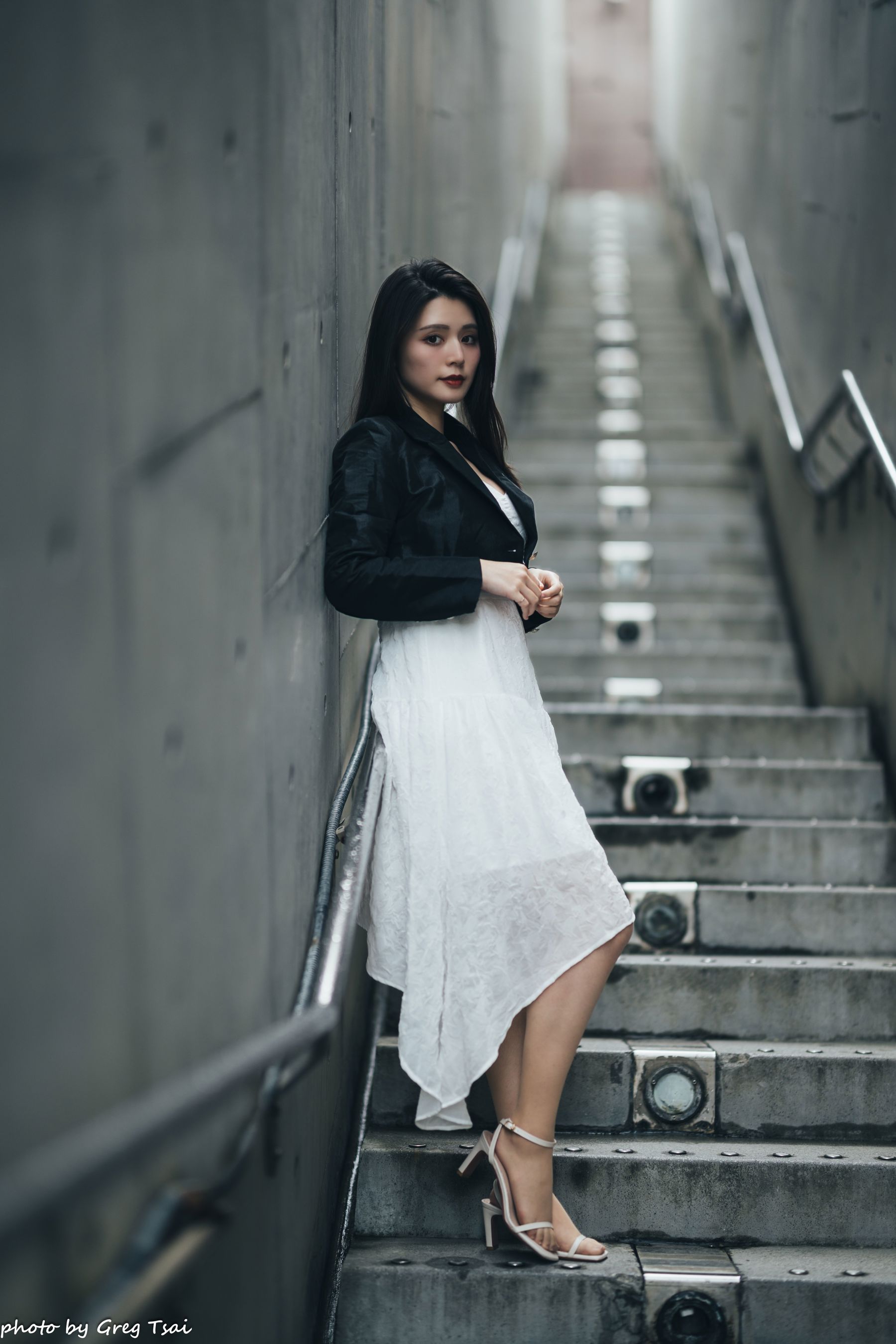 筱筱 - 天台连衣裙/(65P)