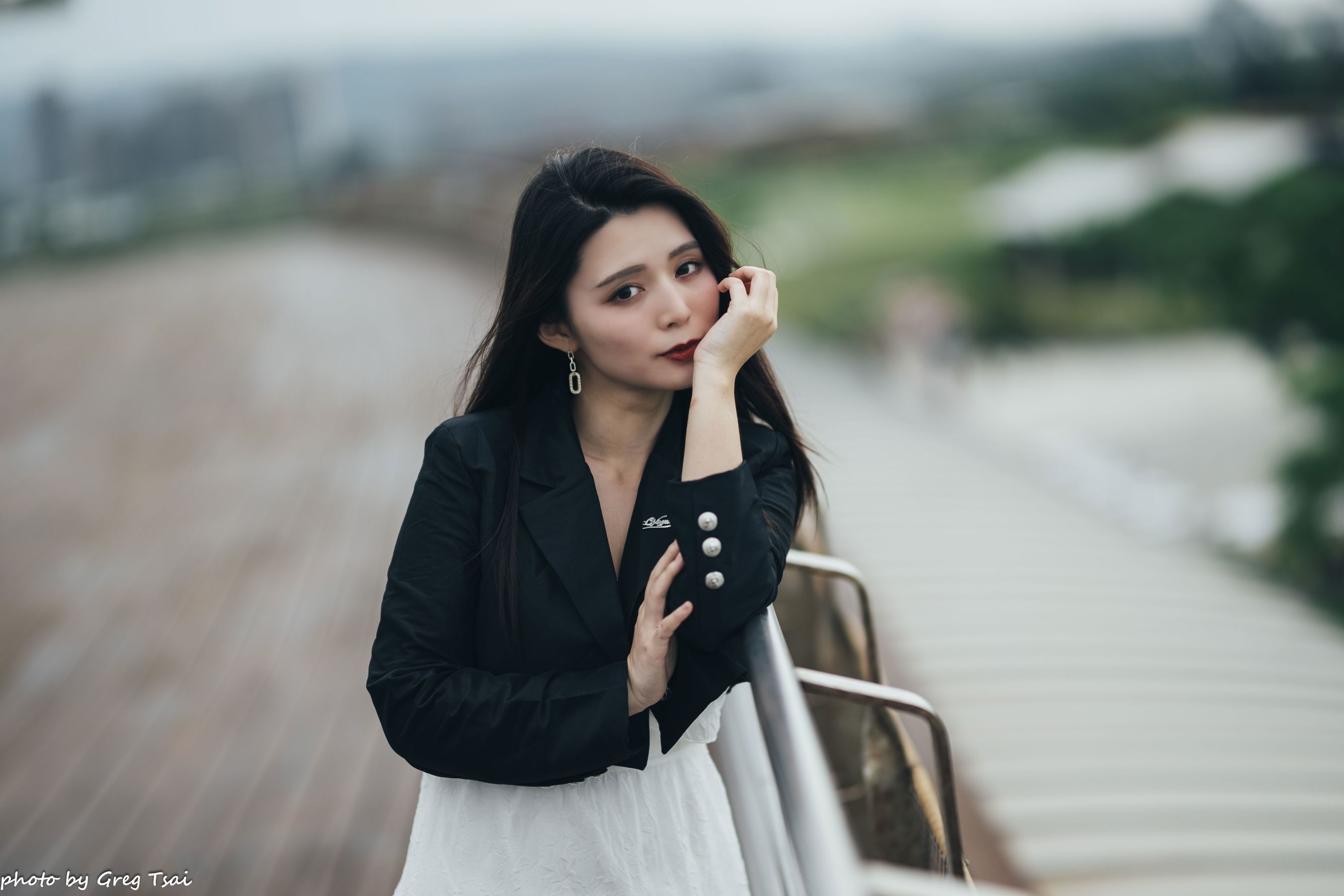 筱筱 - 天台连衣裙/(65P)