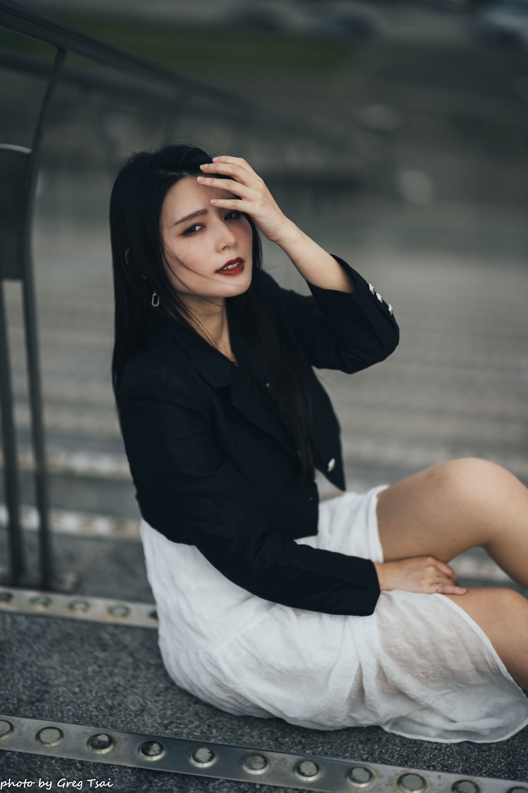 筱筱 - 天台连衣裙/(65P)