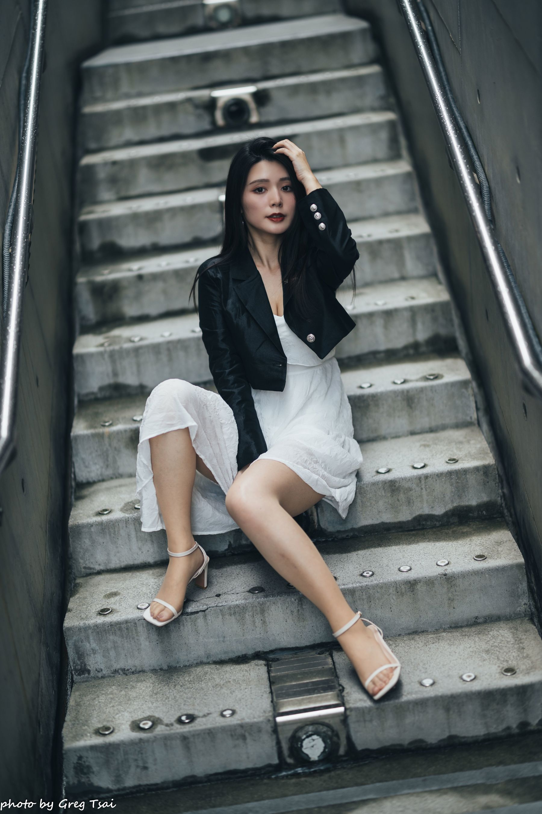 筱筱 - 天台连衣裙/(65P)