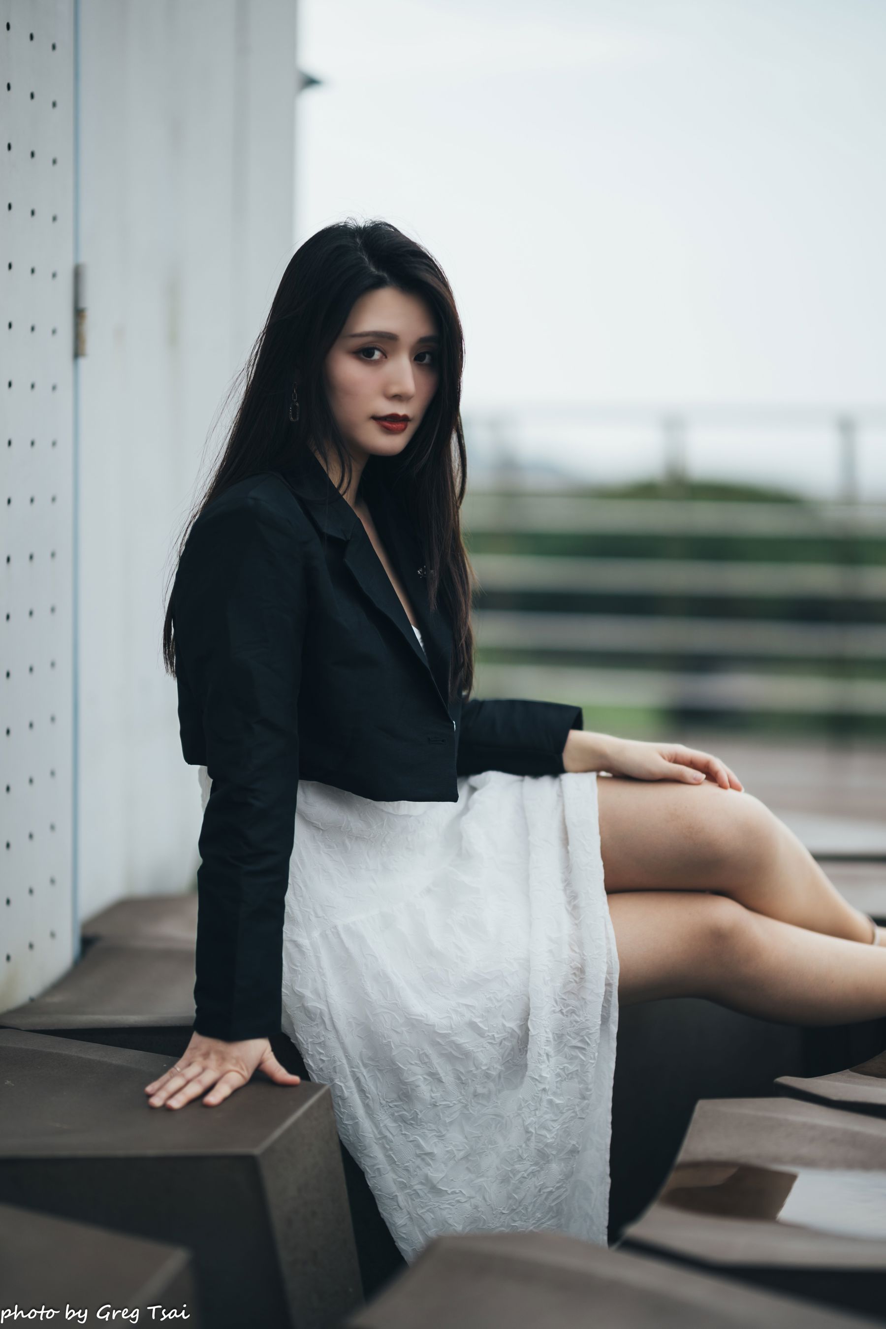 筱筱 - 天台连衣裙/(65P)