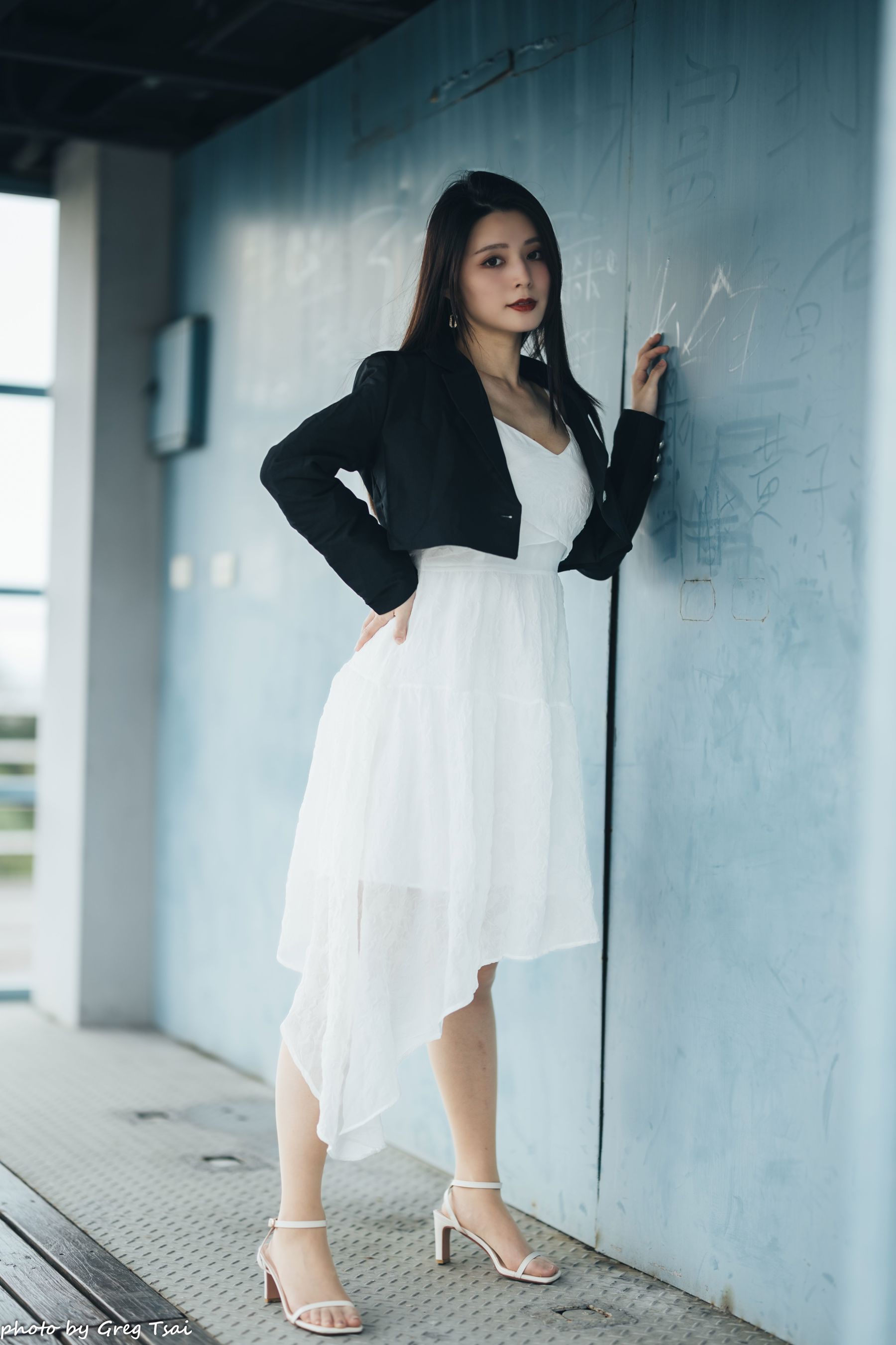 筱筱 - 天台连衣裙/(65P)