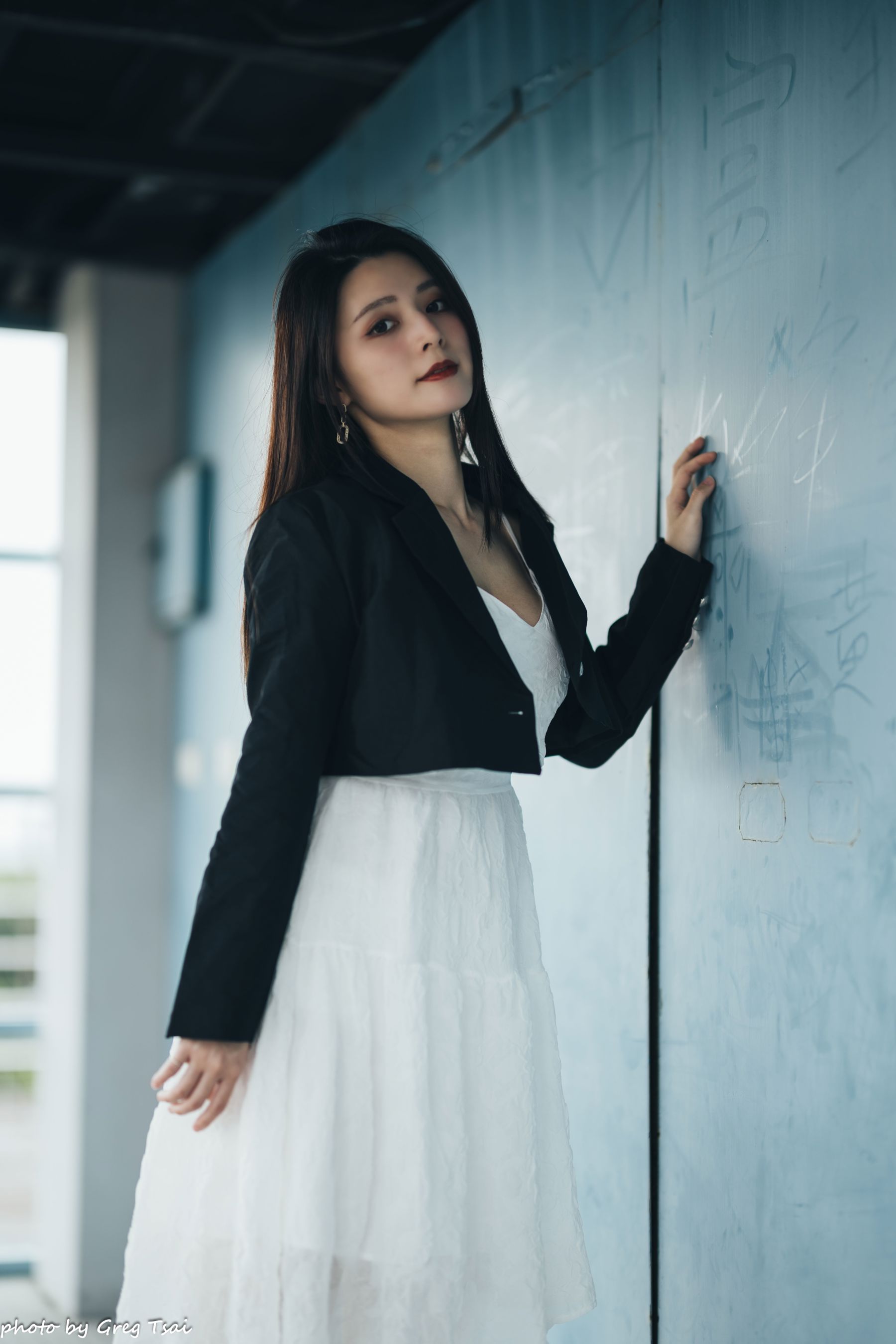 筱筱 - 天台连衣裙/(65P)