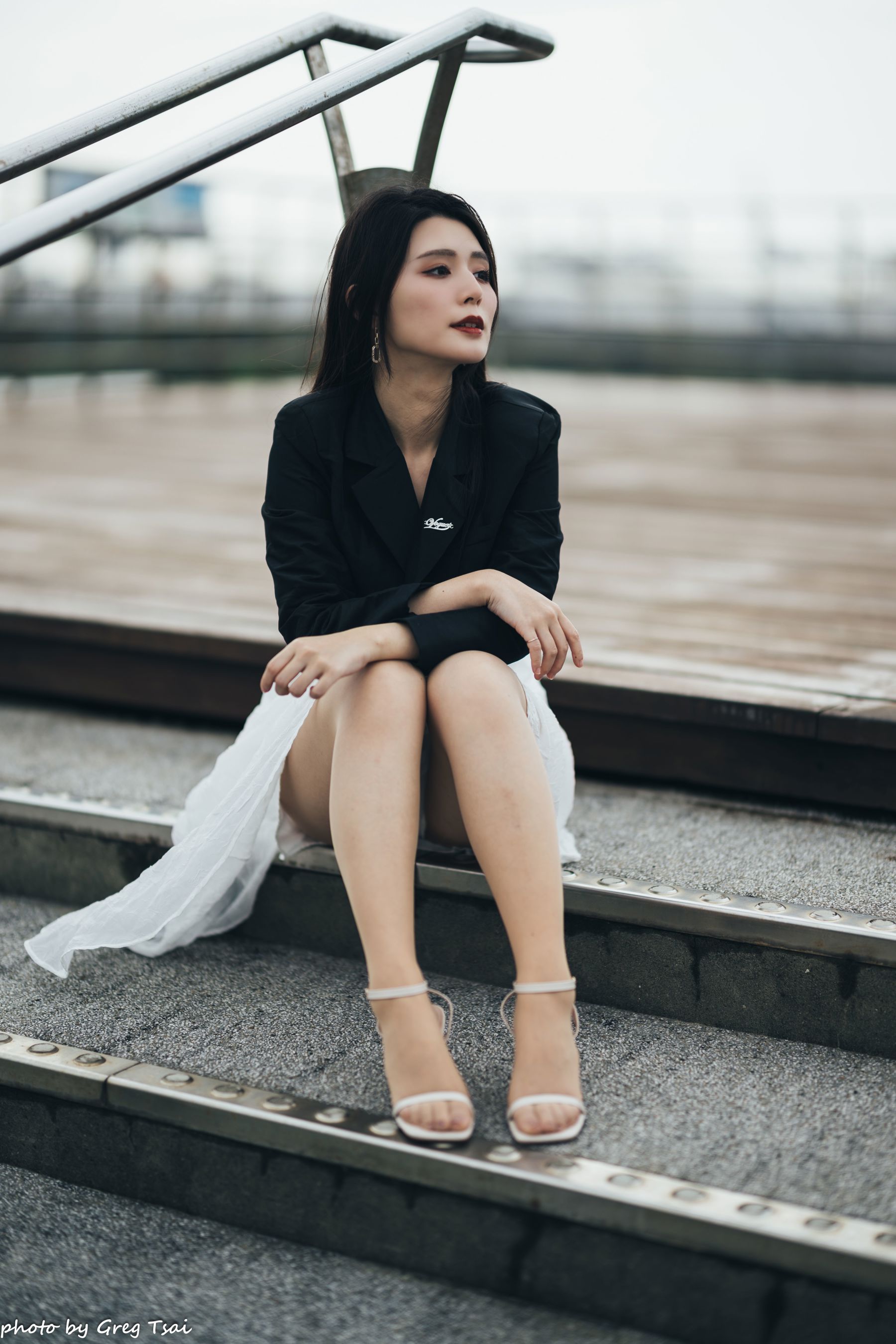 筱筱 - 天台连衣裙/(65P)