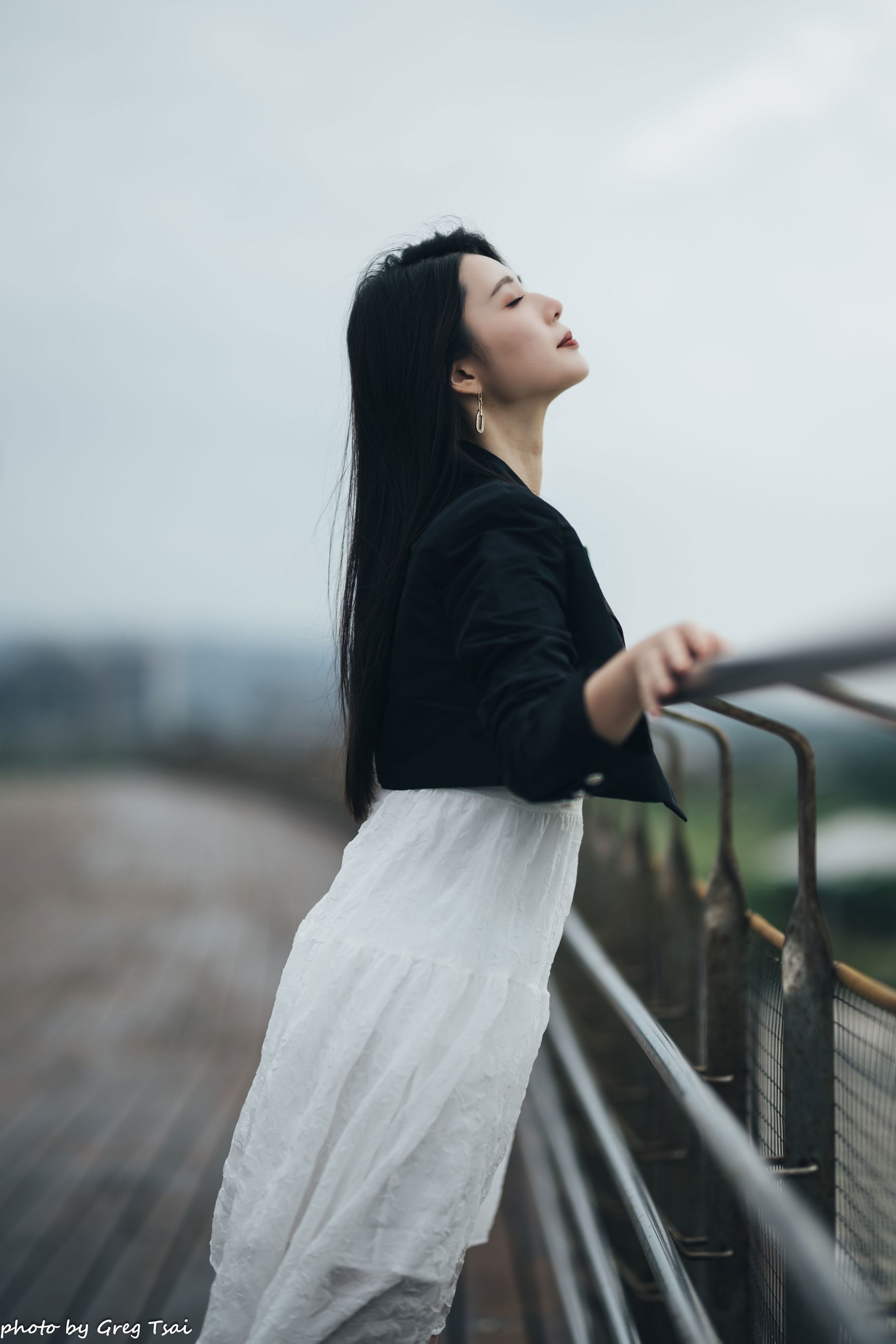 筱筱 - 天台连衣裙/(65P)