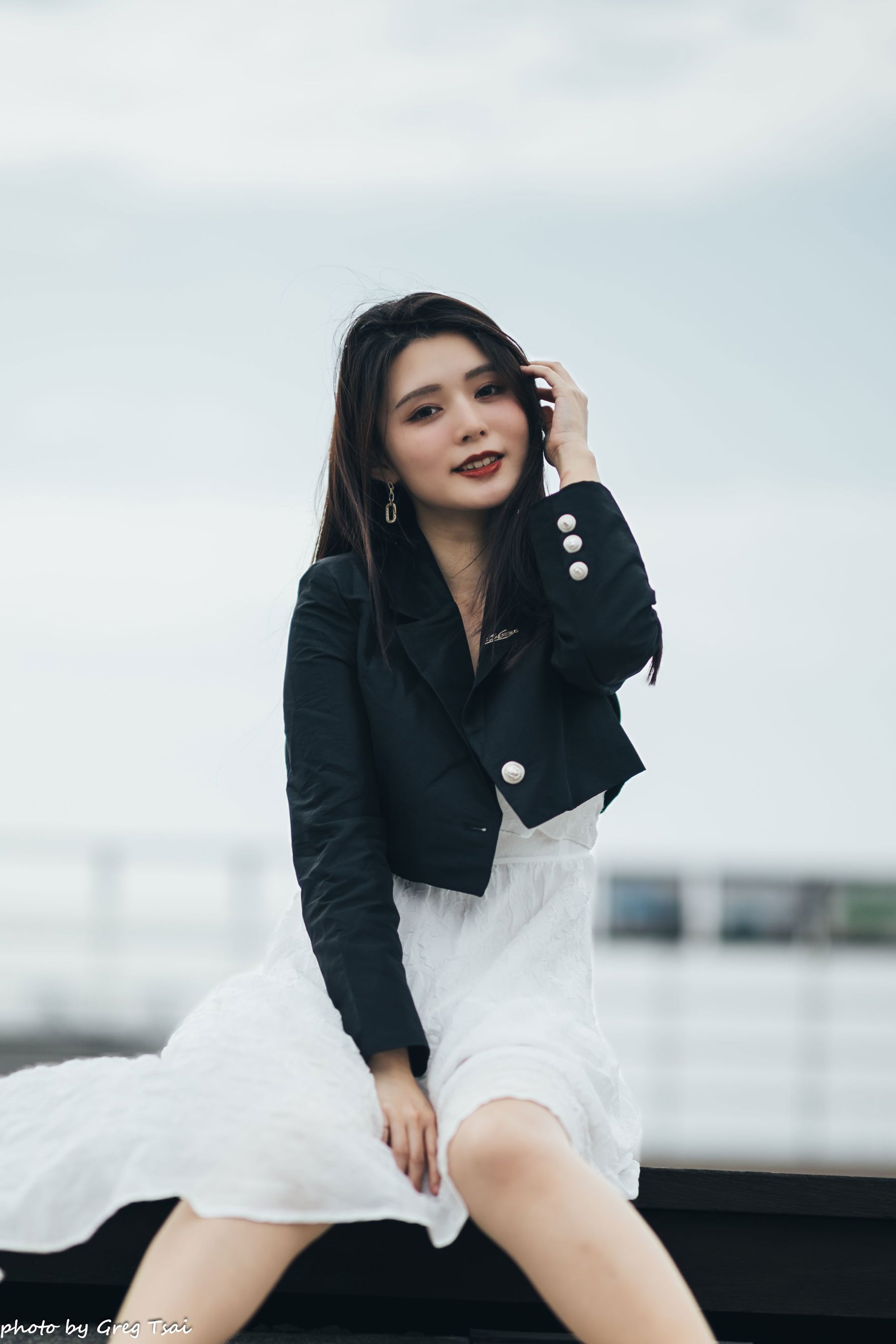 筱筱 - 天台连衣裙/(65P)