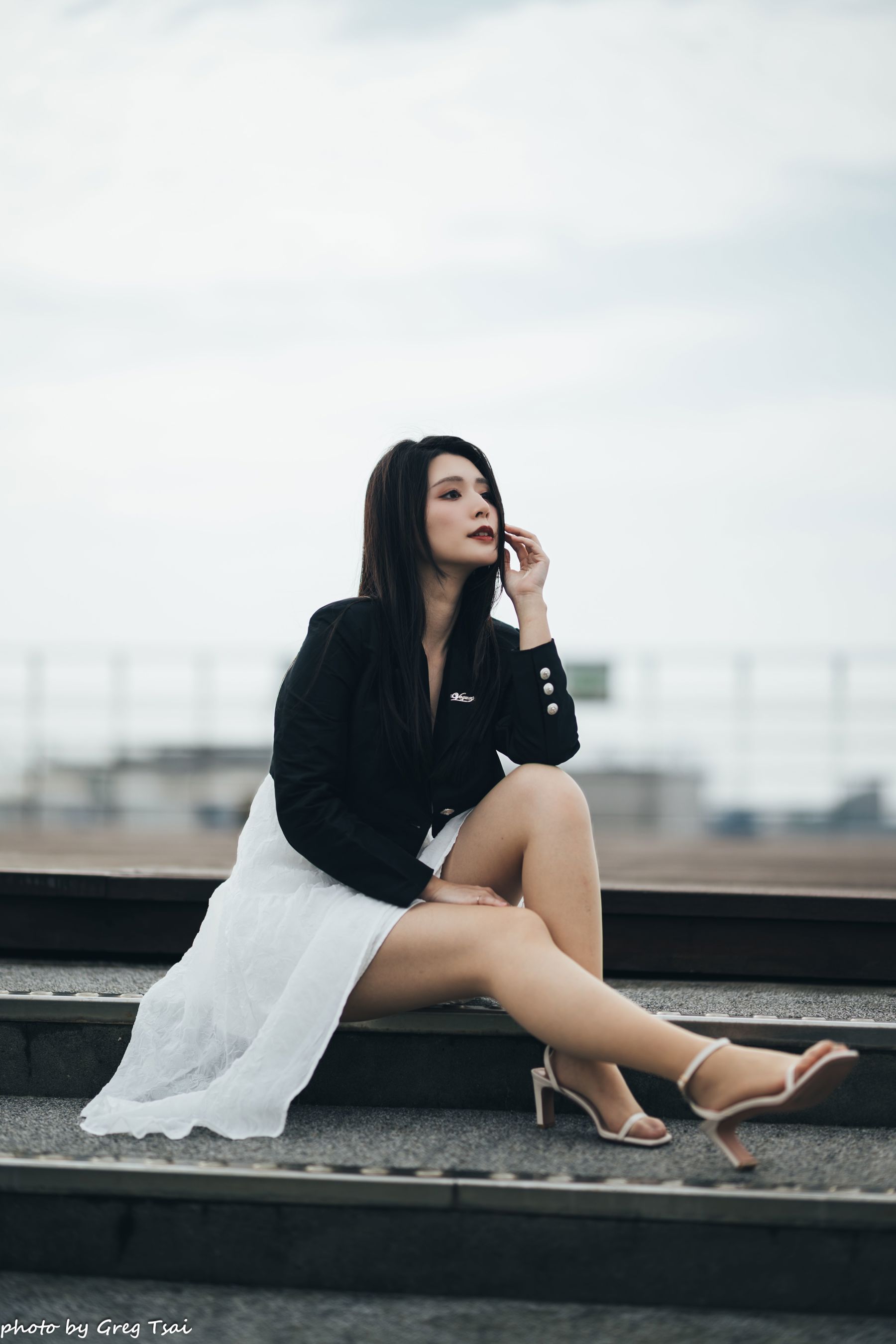 筱筱 - 天台连衣裙/(65P)