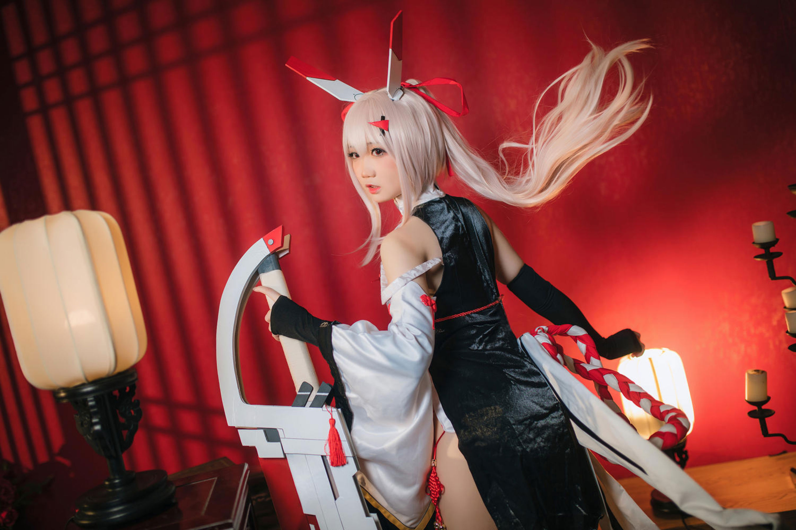 焖焖碳 - 碧蓝航线 绫波旗袍 新岁之鬼神/(25P)