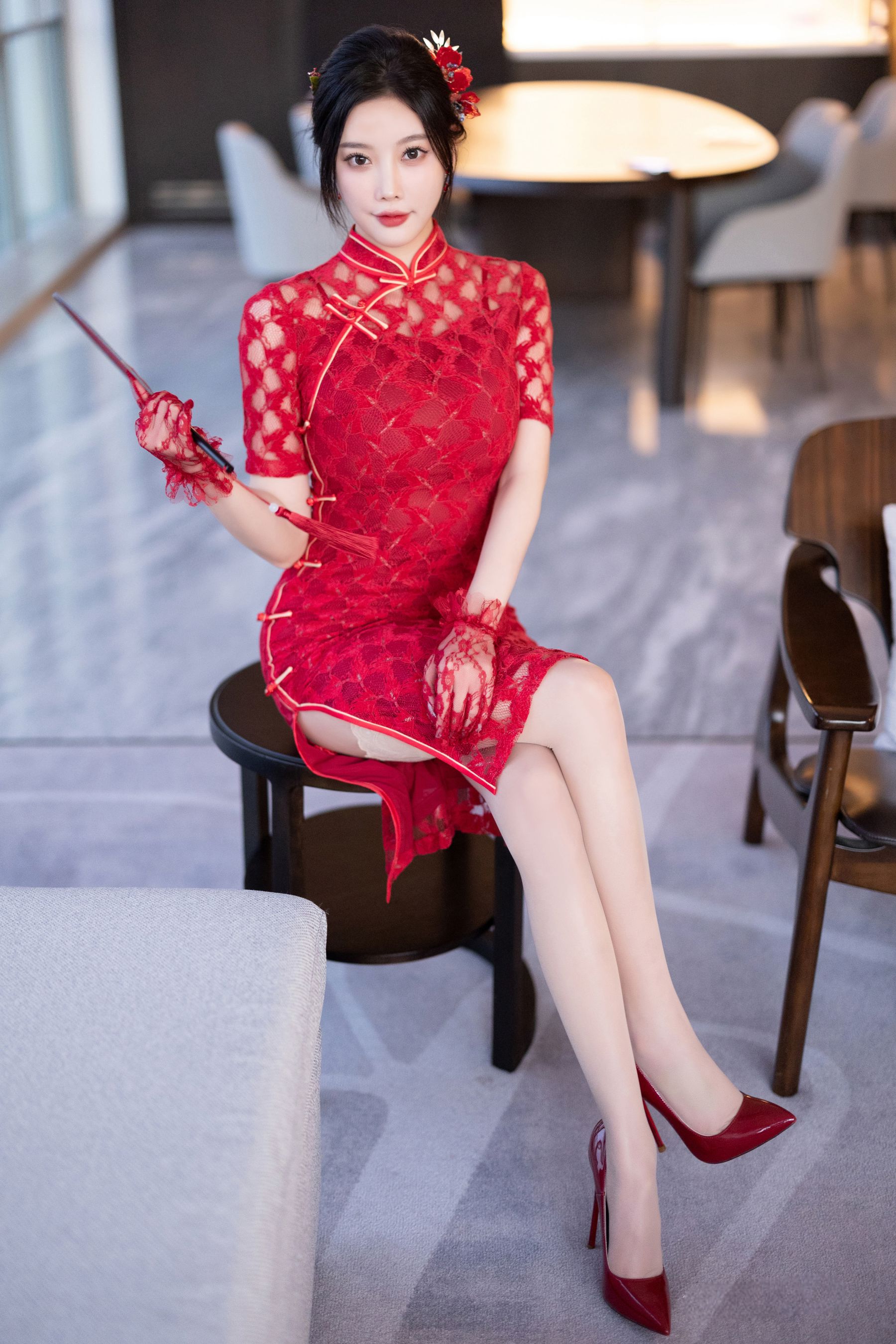 杨晨晨 - 新春旗袍 中式婚服/(103P)