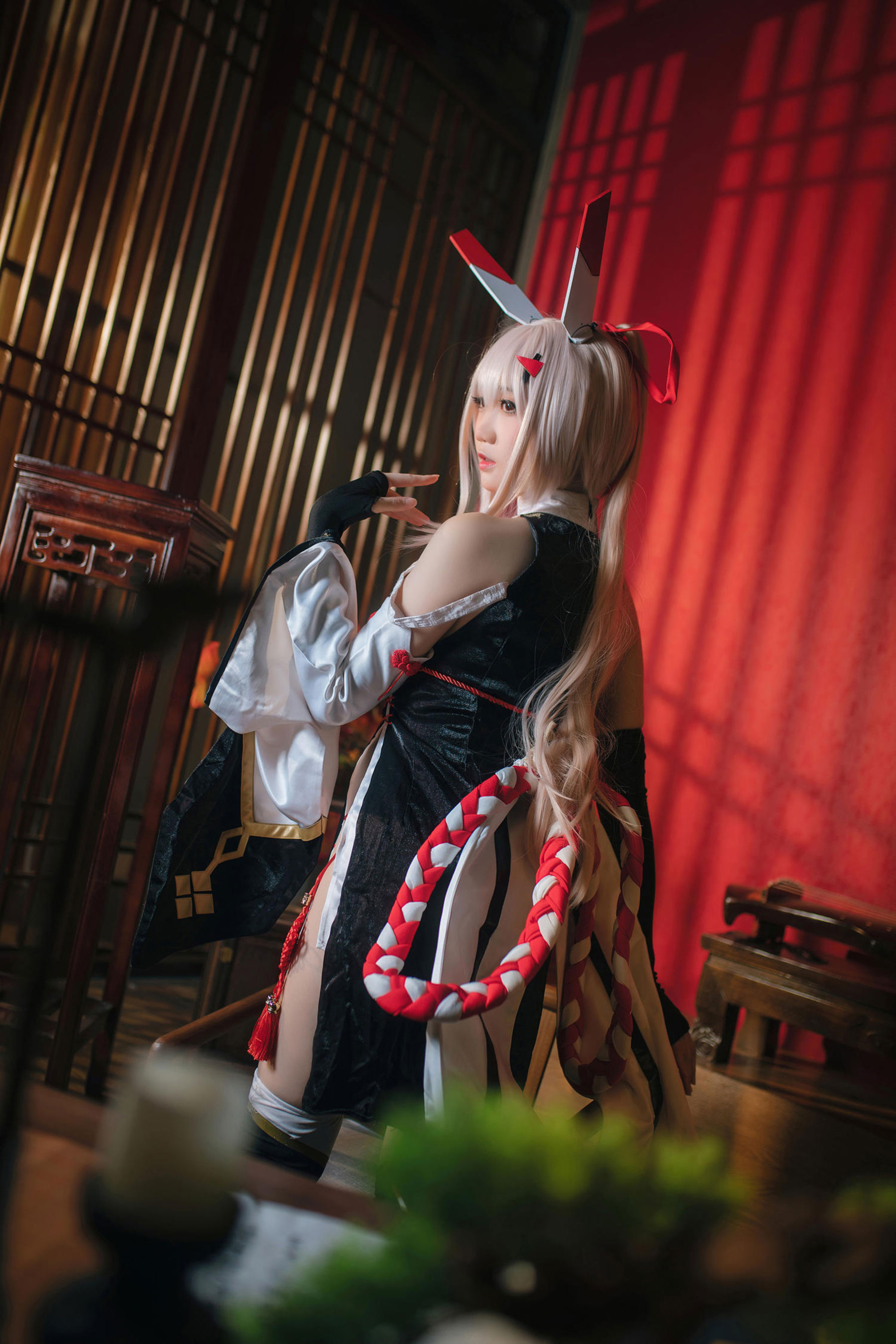 焖焖碳 - 碧蓝航线 绫波旗袍 新岁之鬼神/(25P)