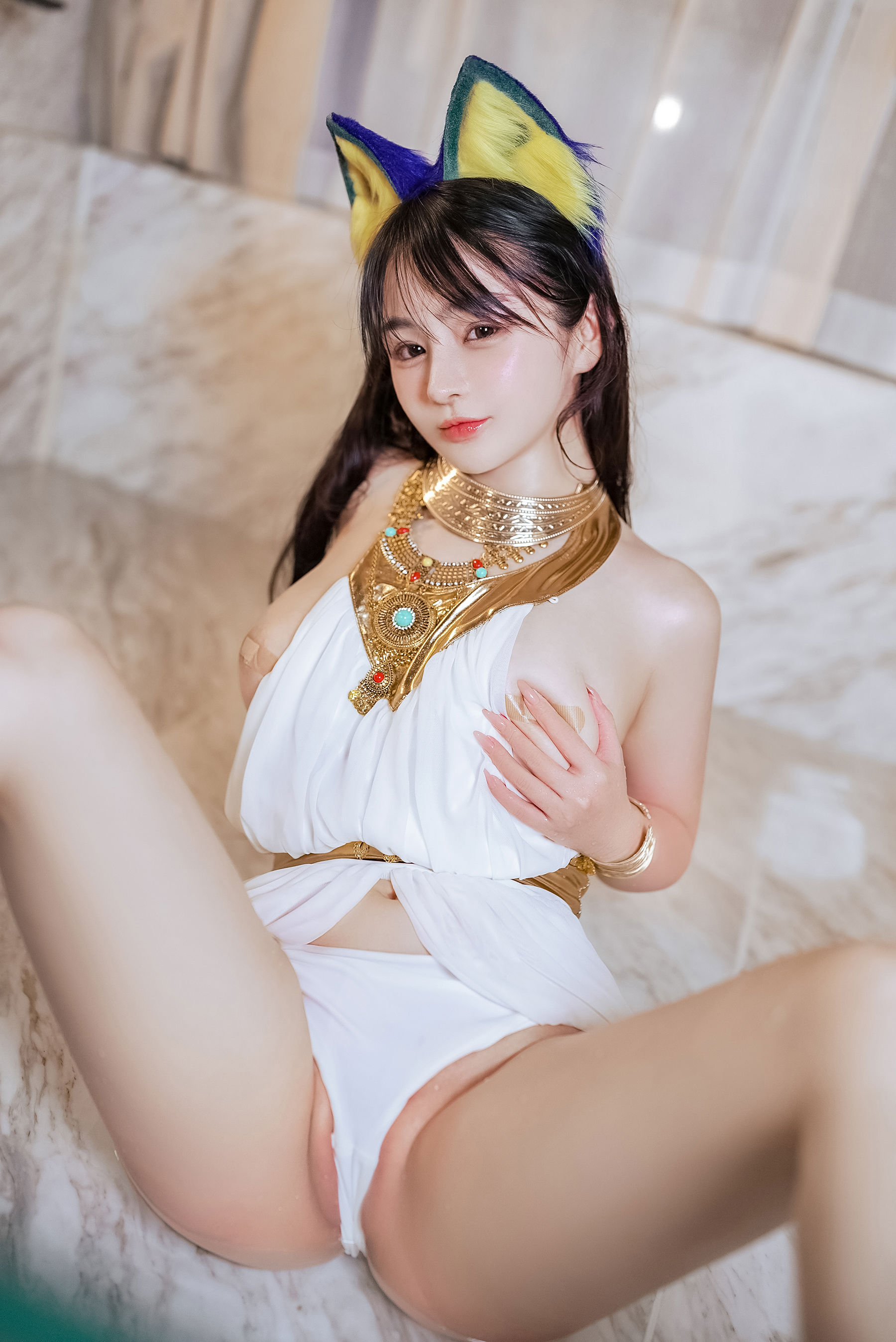 桜井宁宁 - 白色猫娘/(132P)