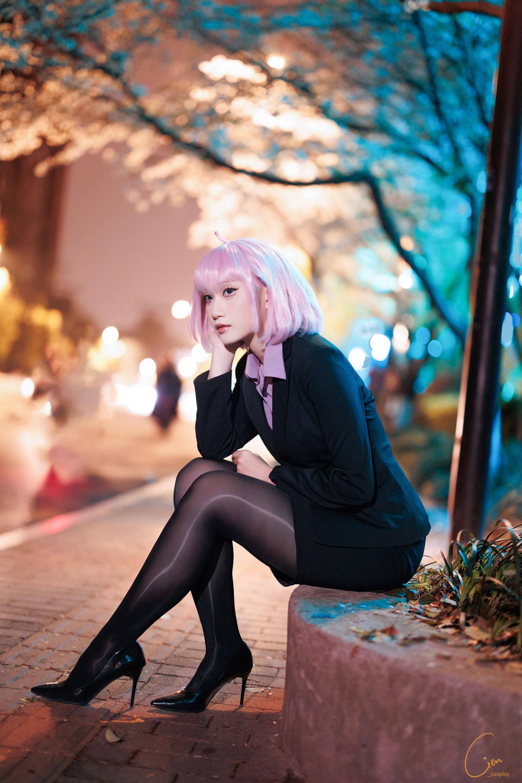 微博COS妹子 Cien恩恩 - HamanOL/(25P)