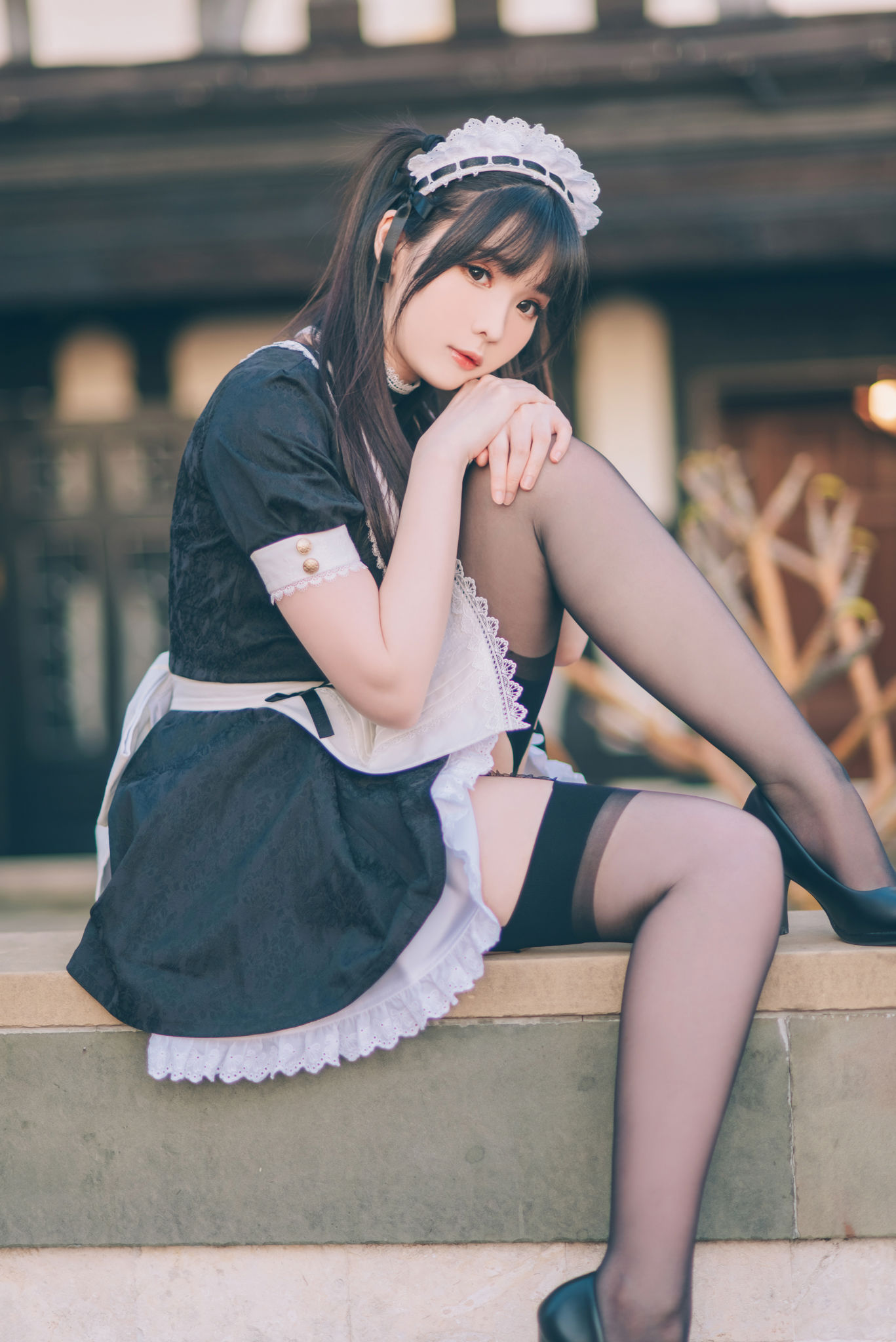 微博妹纸 霜月shimo - 女僕圖鑑 Shimo's Maid Collection vol.01/(136P)