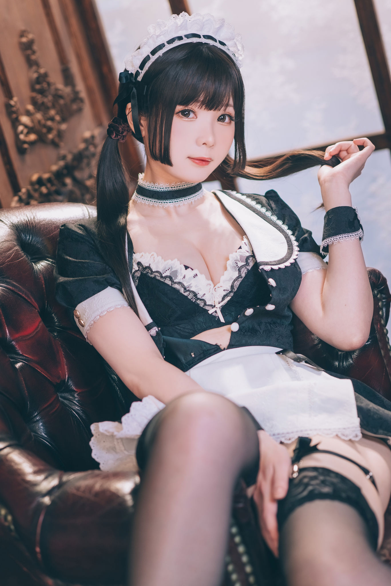 微博妹纸 霜月shimo - 女僕圖鑑 Shimo's Maid Collection vol.01/(136P)