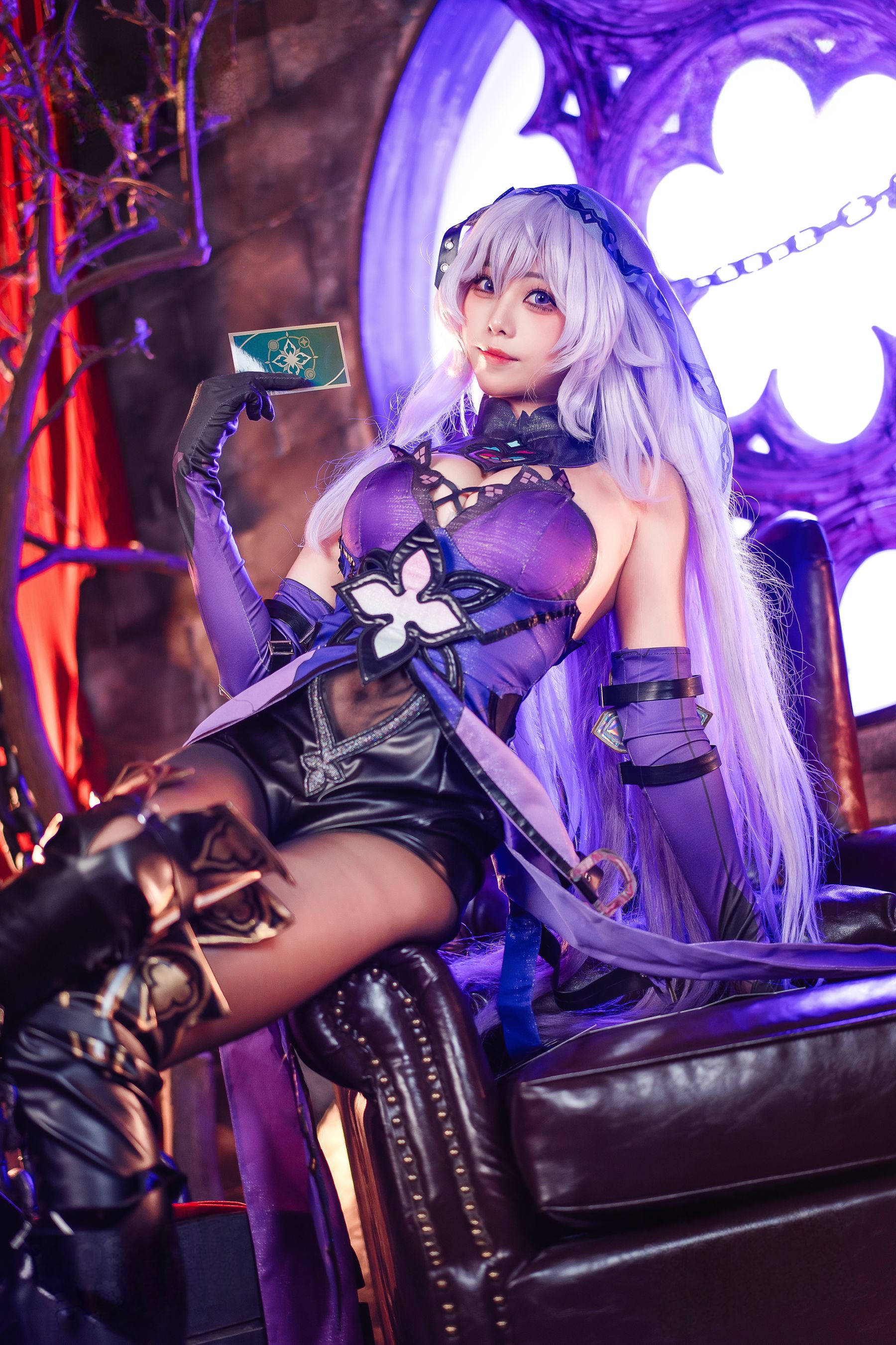 萌系小姐姐 蜜汁猫裘 - 黑天鹅/(74P)