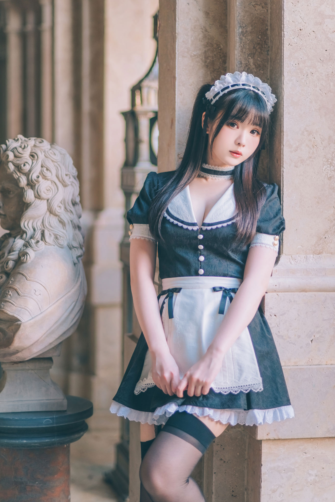 微博妹纸 霜月shimo - 女僕圖鑑 Shimo's Maid Collection vol.01/(136P)