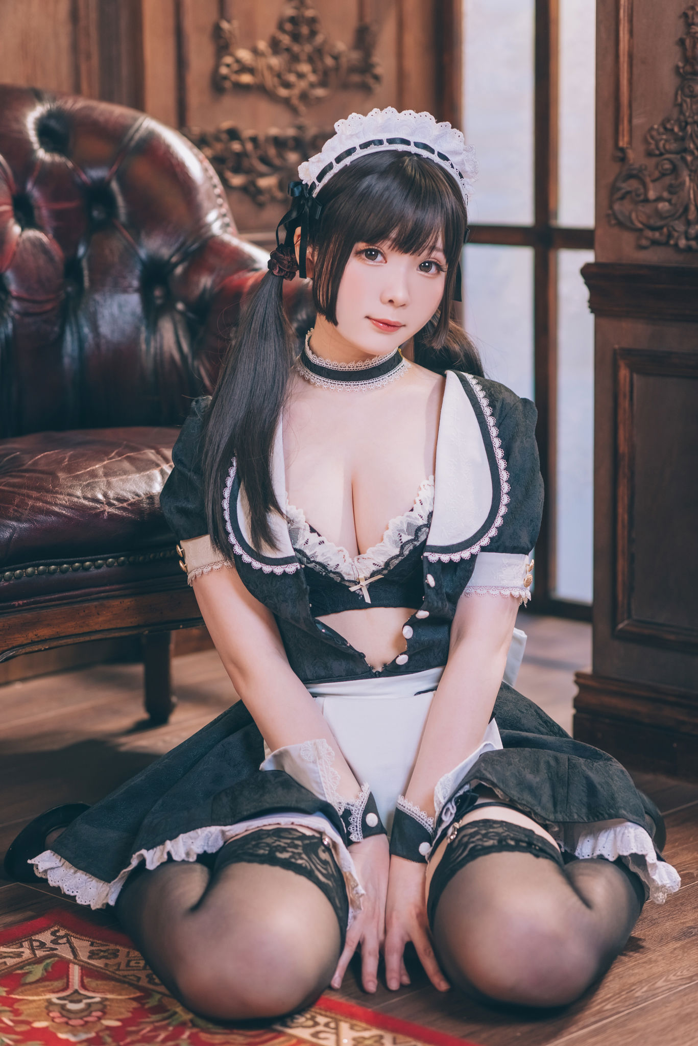 微博妹纸 霜月shimo - 女僕圖鑑 Shimo's Maid Collection vol.01/(136P)